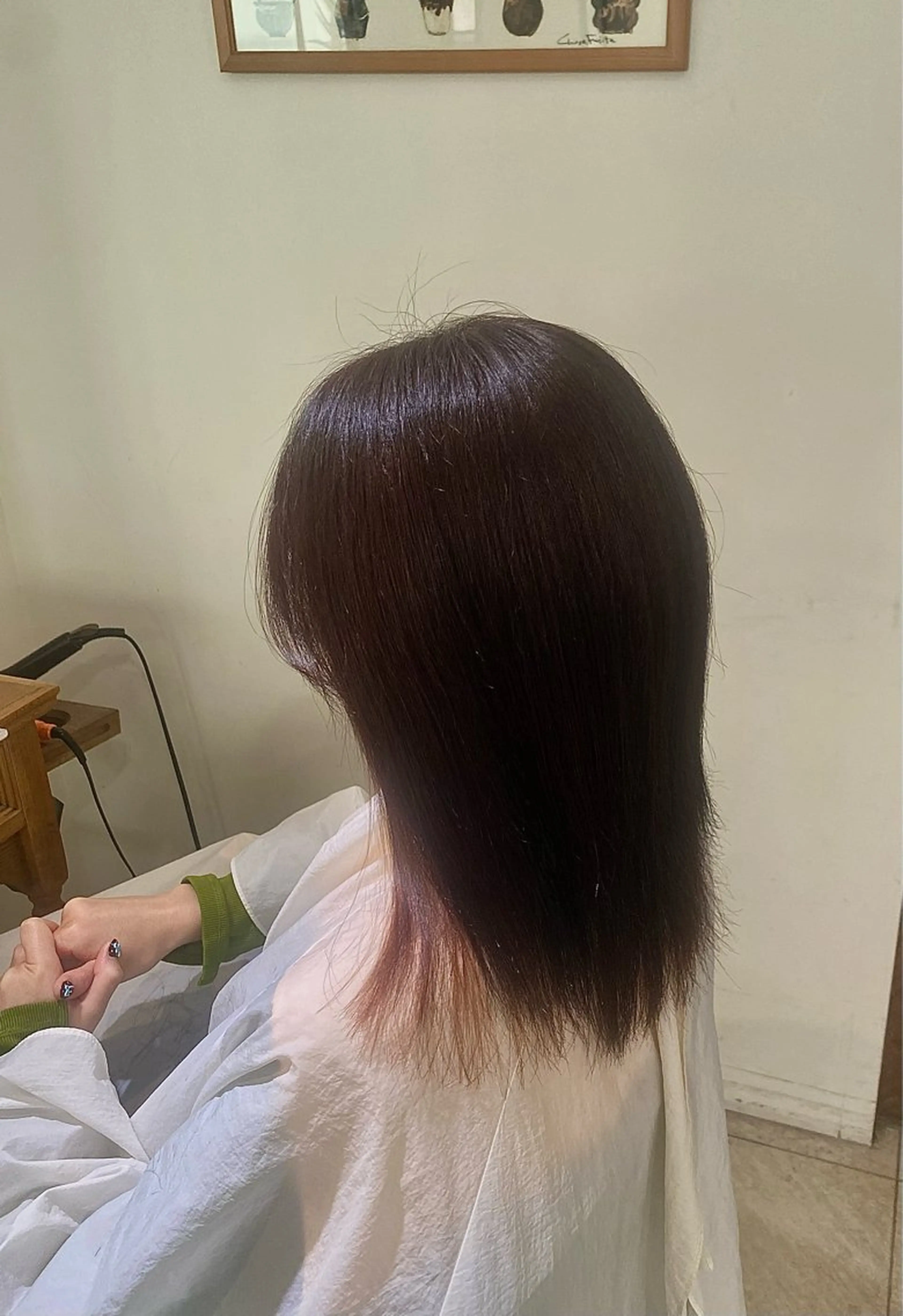 ミディアム カット ヘアカラー LiC えりのヘアスタイル