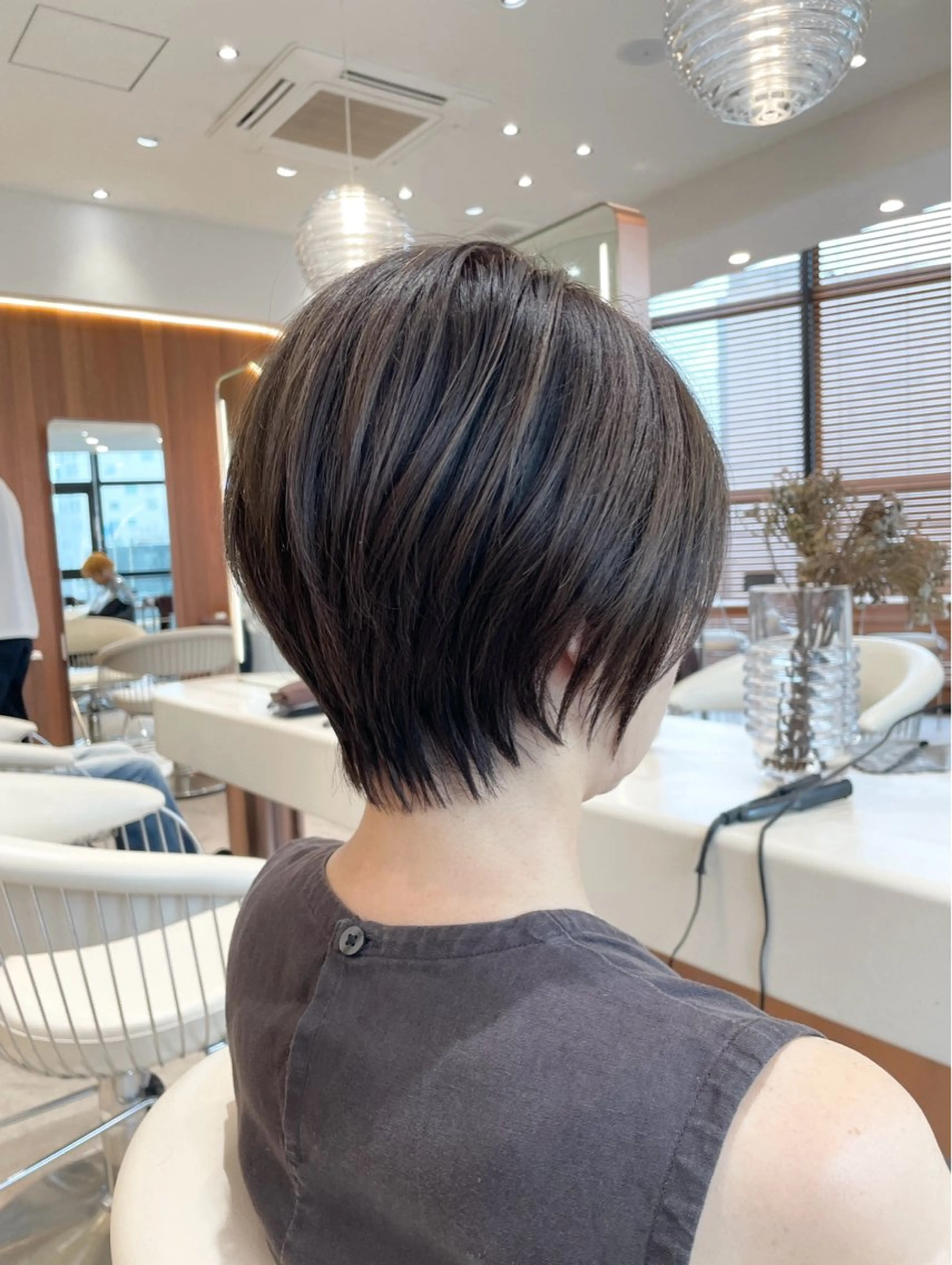 ショート カット ヘアカラー トリートメント 渋谷ボブ/レイヤー ボブ田中航平のヘアスタイル