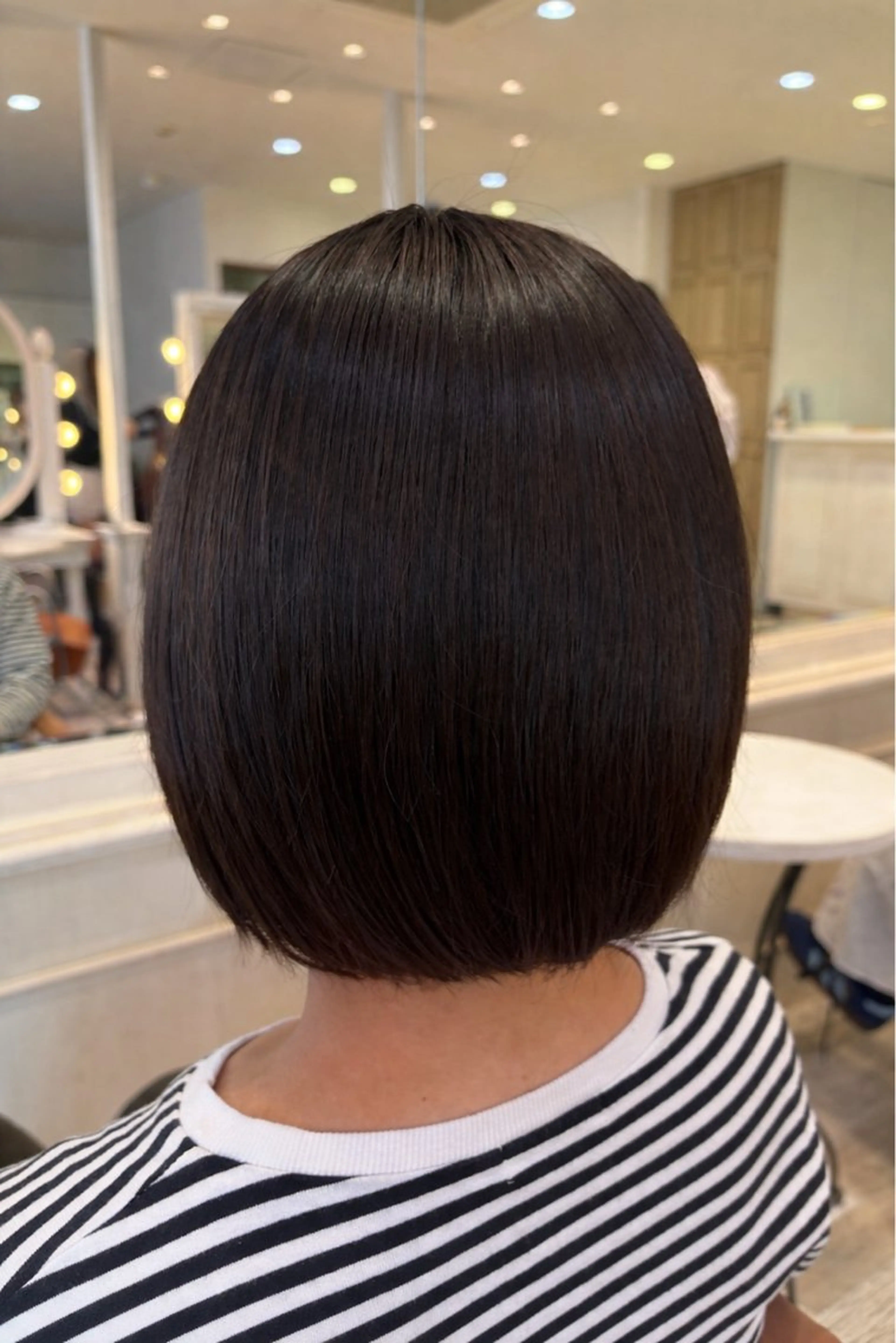 ミディアム ヘアカラー トリートメント ボブ職人/メンズバレ イヤージュ職人のヘアスタイル