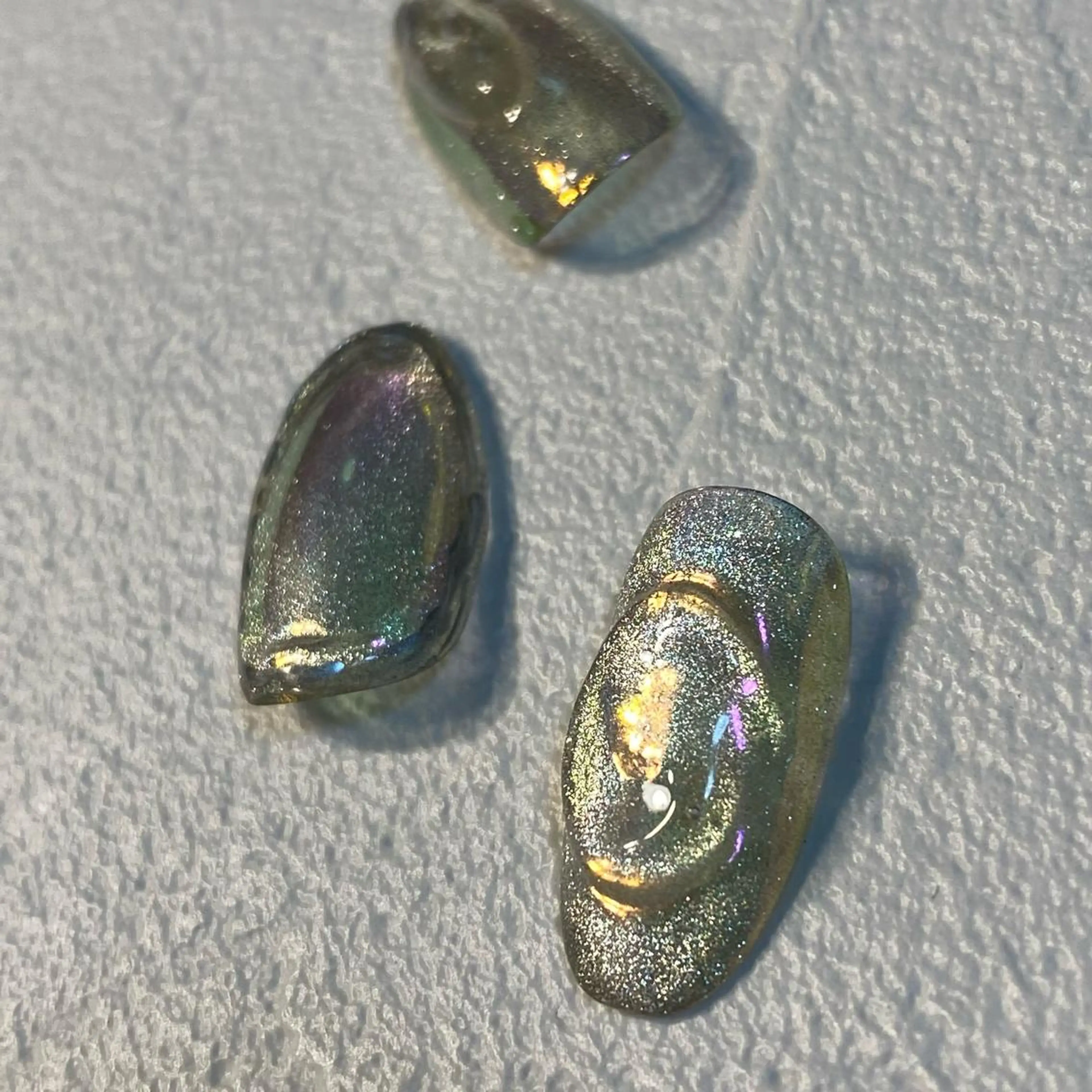 ネイル オーロラネイル マグネットネイル ミラーネイル ayana nails所属・nail salon ayanaのネイルデザイン