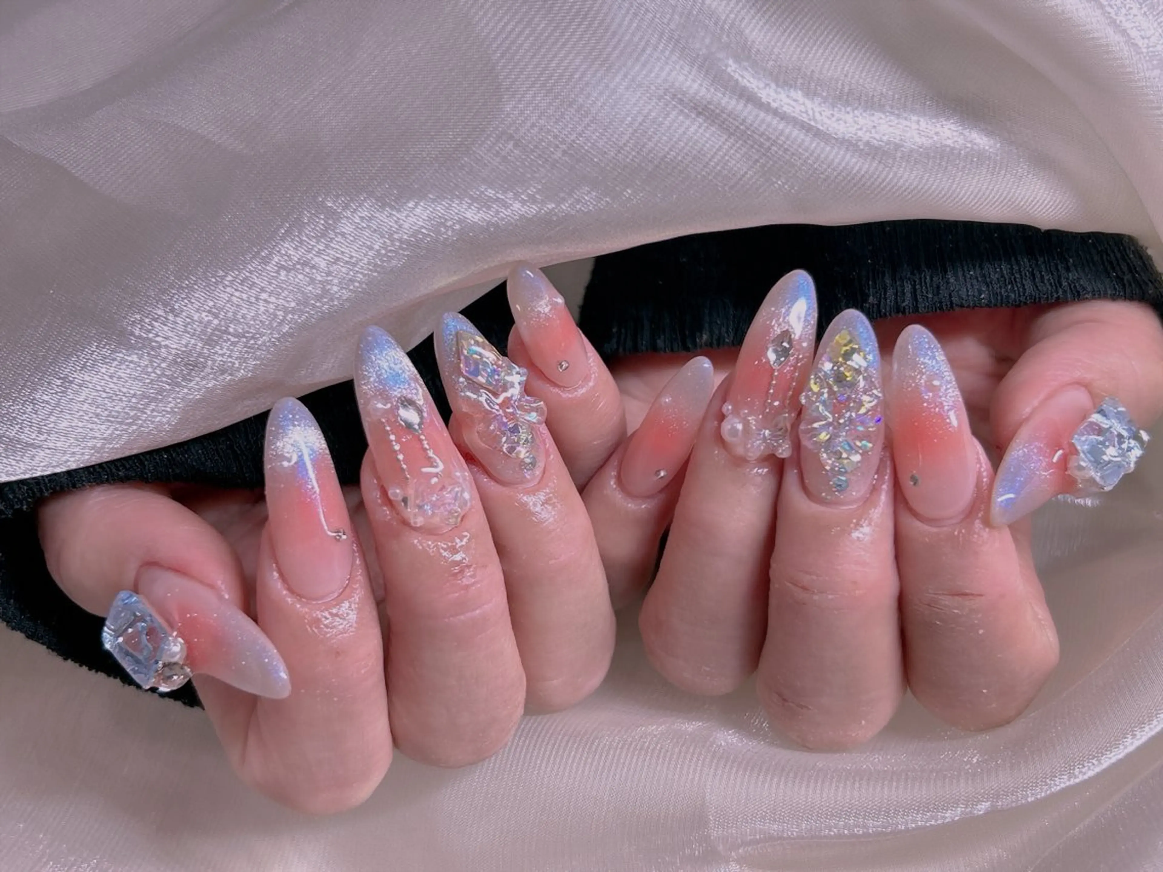 ネイル ハンドネイル 長さだし専門店 M2　rikaのネイルデザイン