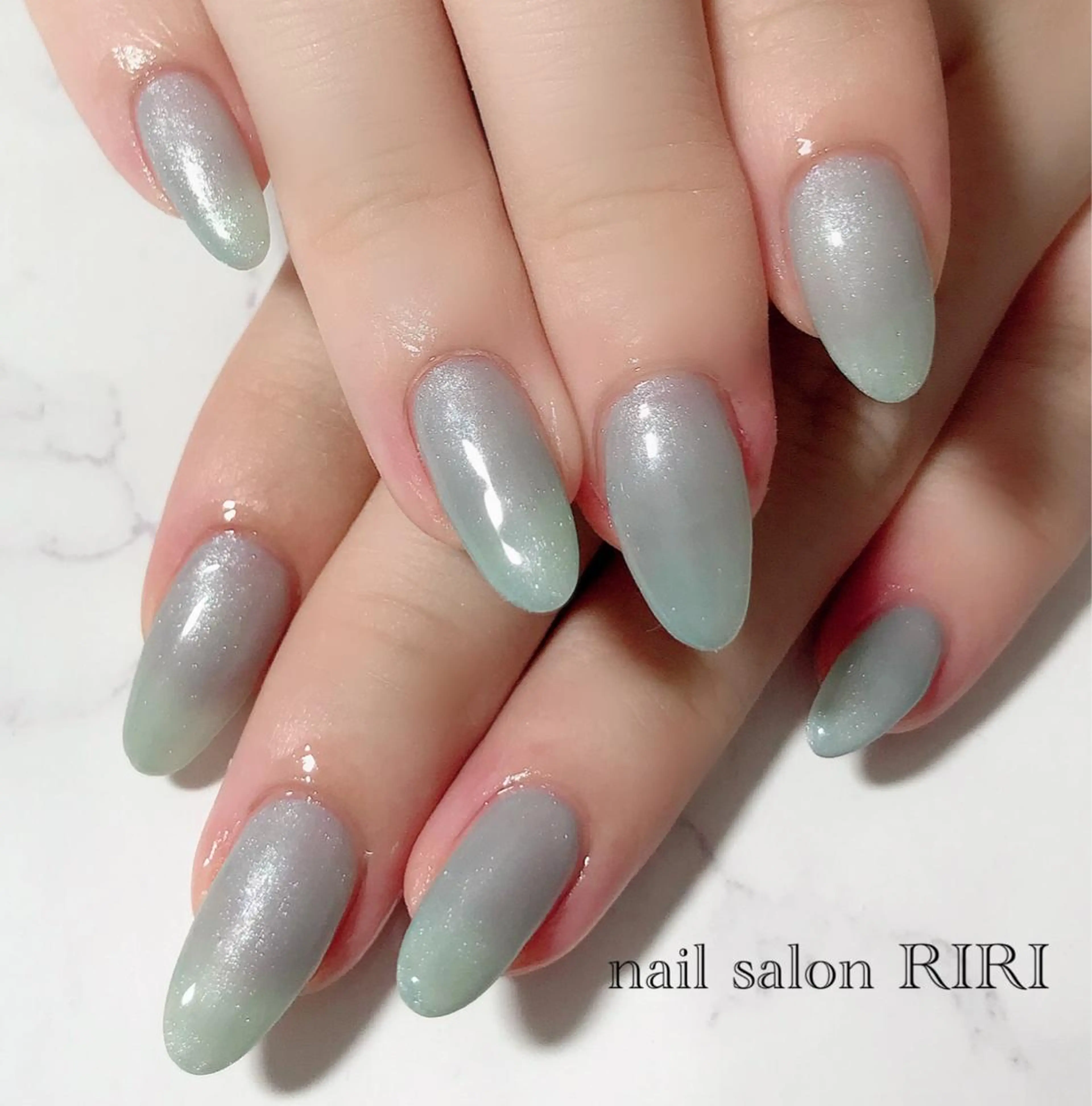 ネイル ブルー private  nail  salon RIRI所属・RIRI リリのネイルデザイン
