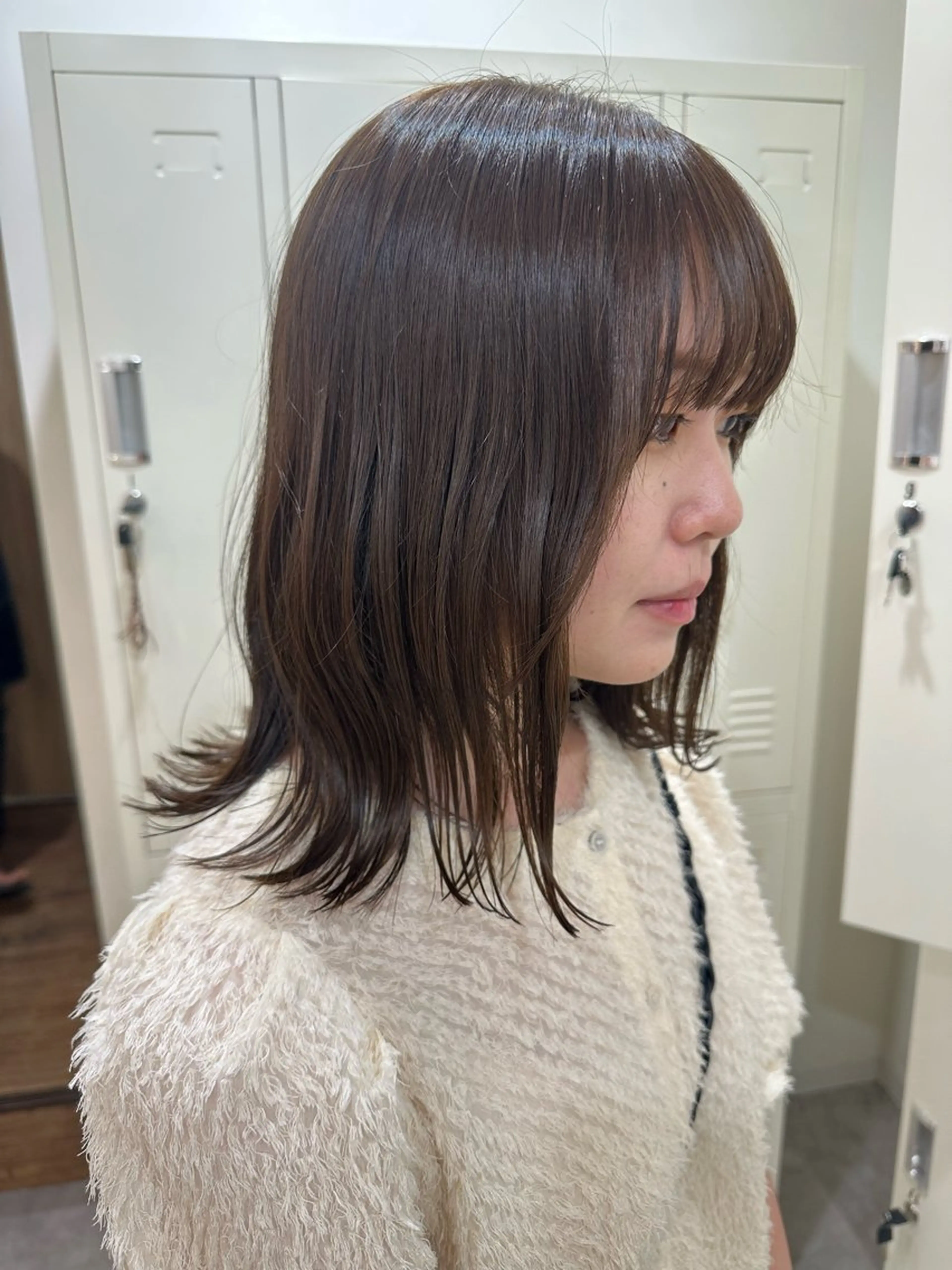 ミディアム カラー 🫧MANA レイヤーカット🌙のヘアスタイル