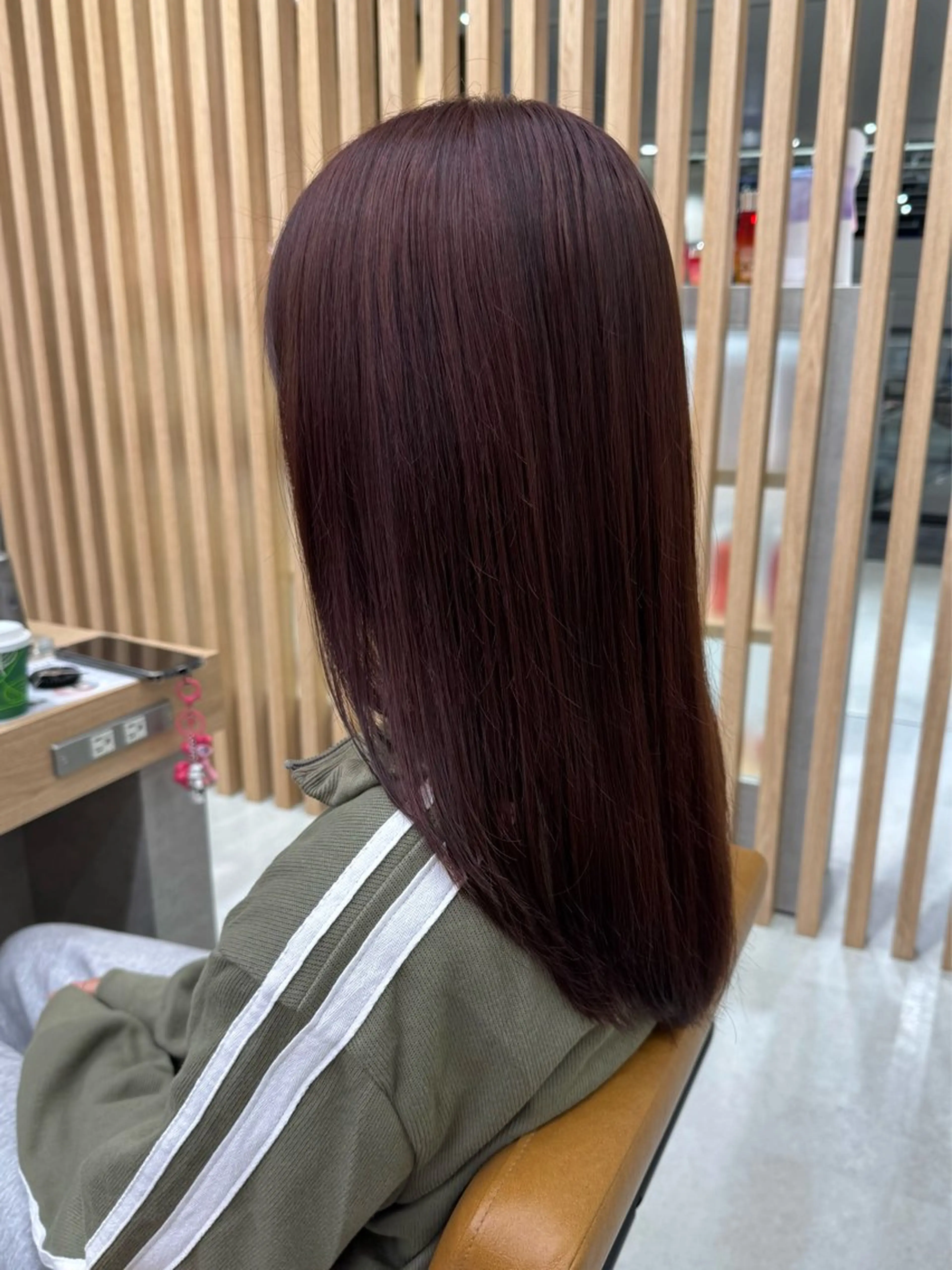 ロング カラー ブラウンカラー レッドカラー レッドブラウン ヘアカラー けー すけのヘアスタイル