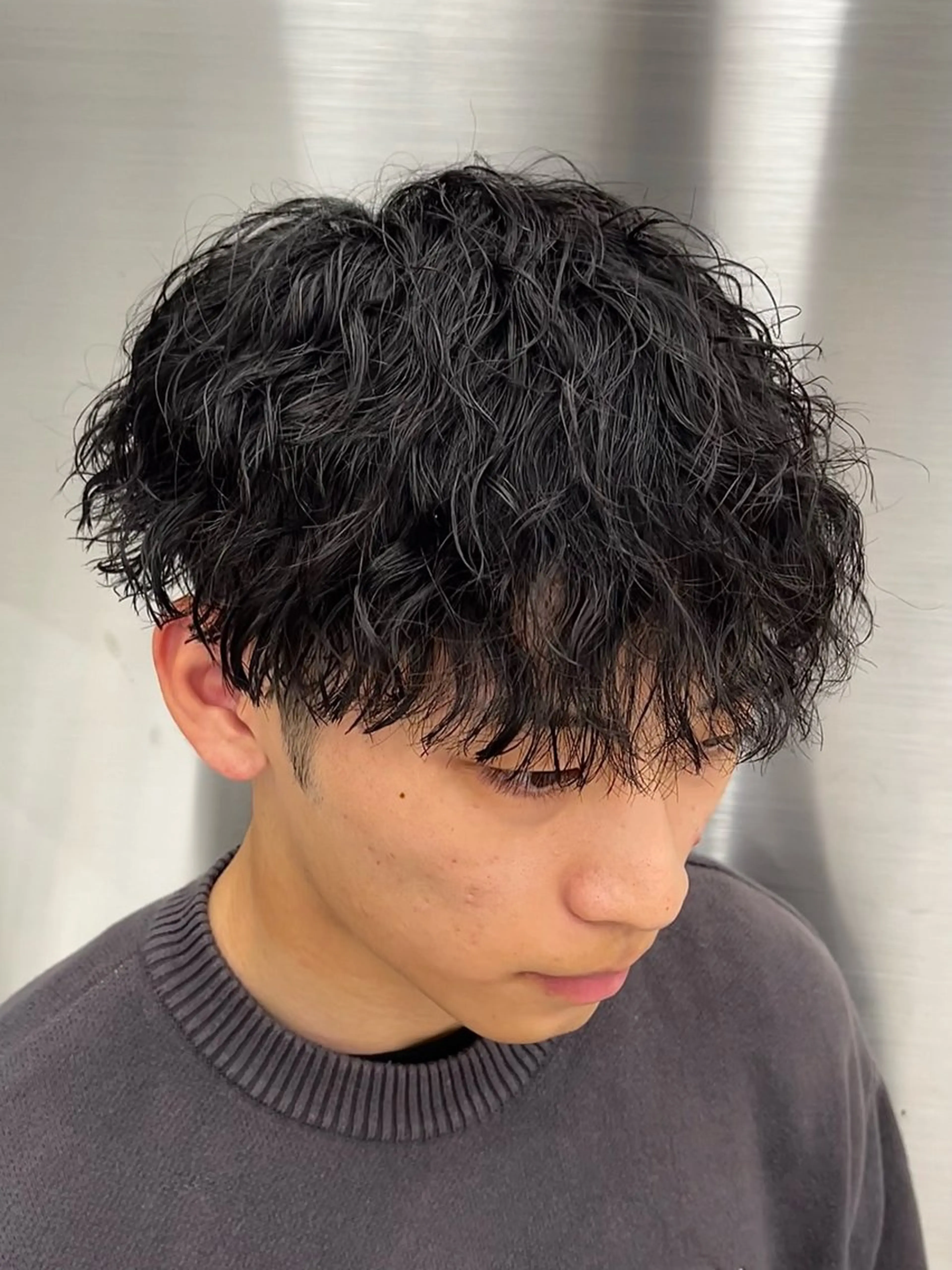 パーマ メンズ 🍐シャドウパーマ メンズ特化/守岡🍐のヘアスタイル