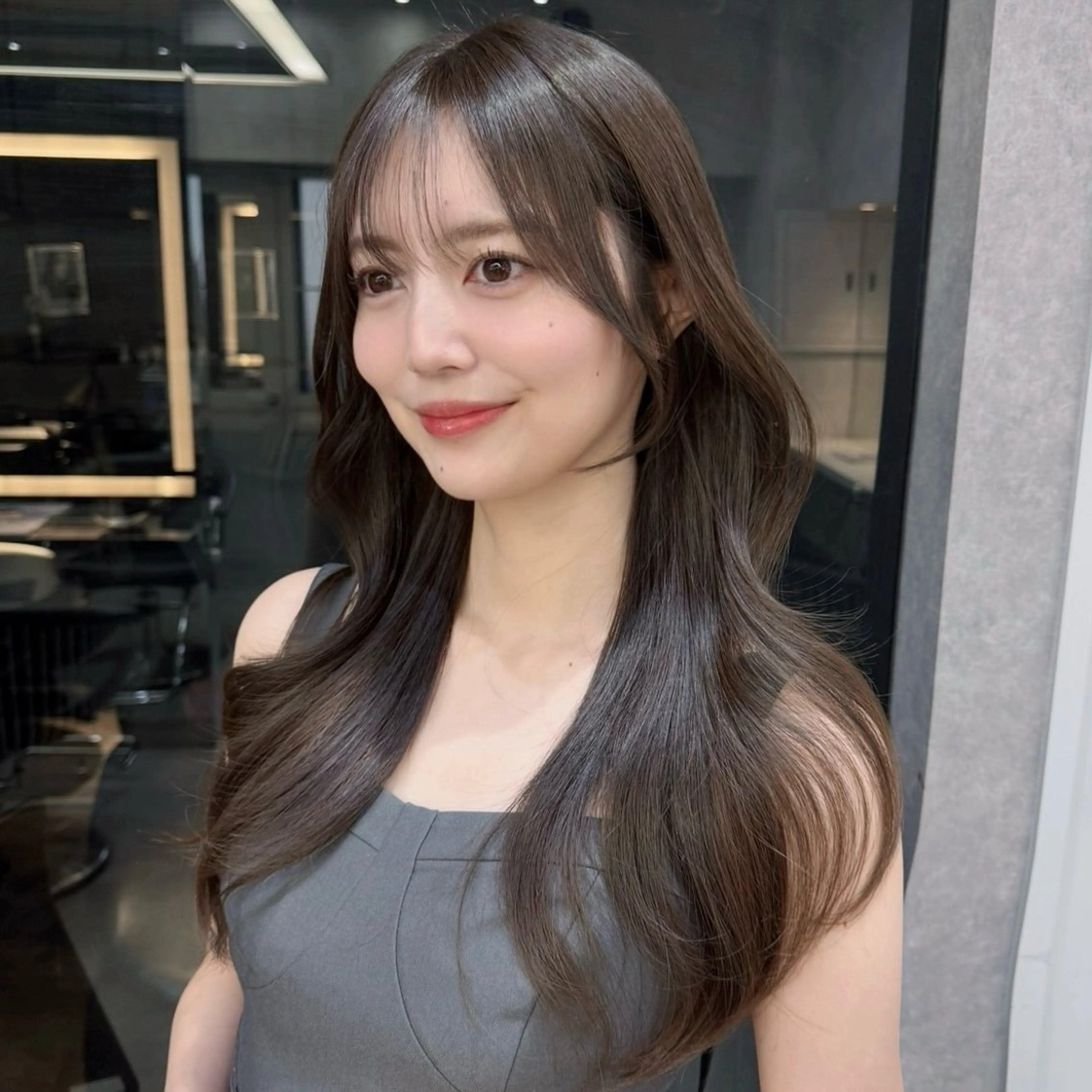 ロング レイヤー/韓国 ❤️髪質改善　芹奈のヘアスタイル