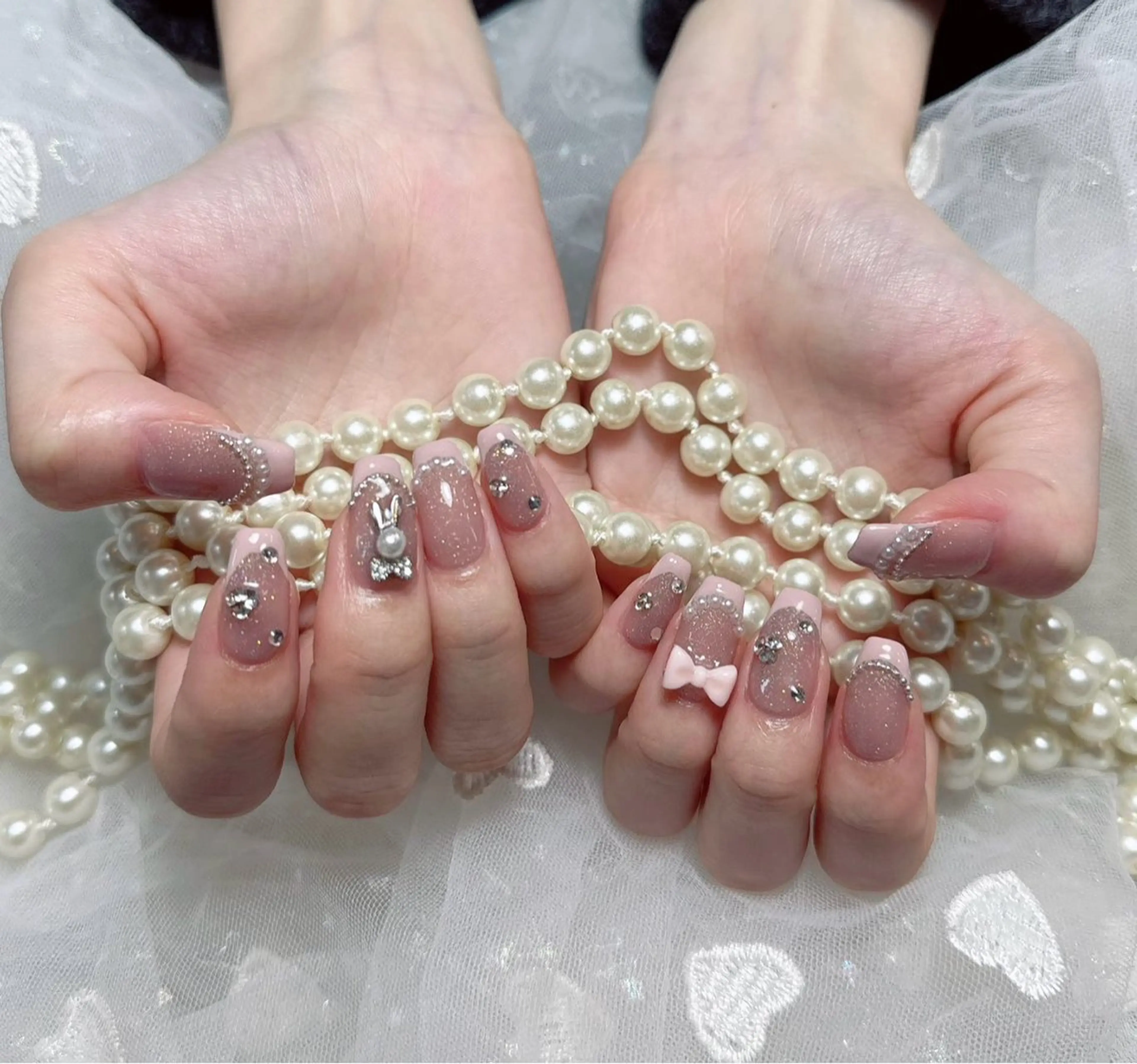 ネイル チークネイル フットネイル フレンチネイル ジェルネイル 韓国ネイル ハンドネイル More Glam 池袋東口店のネイルデザイン