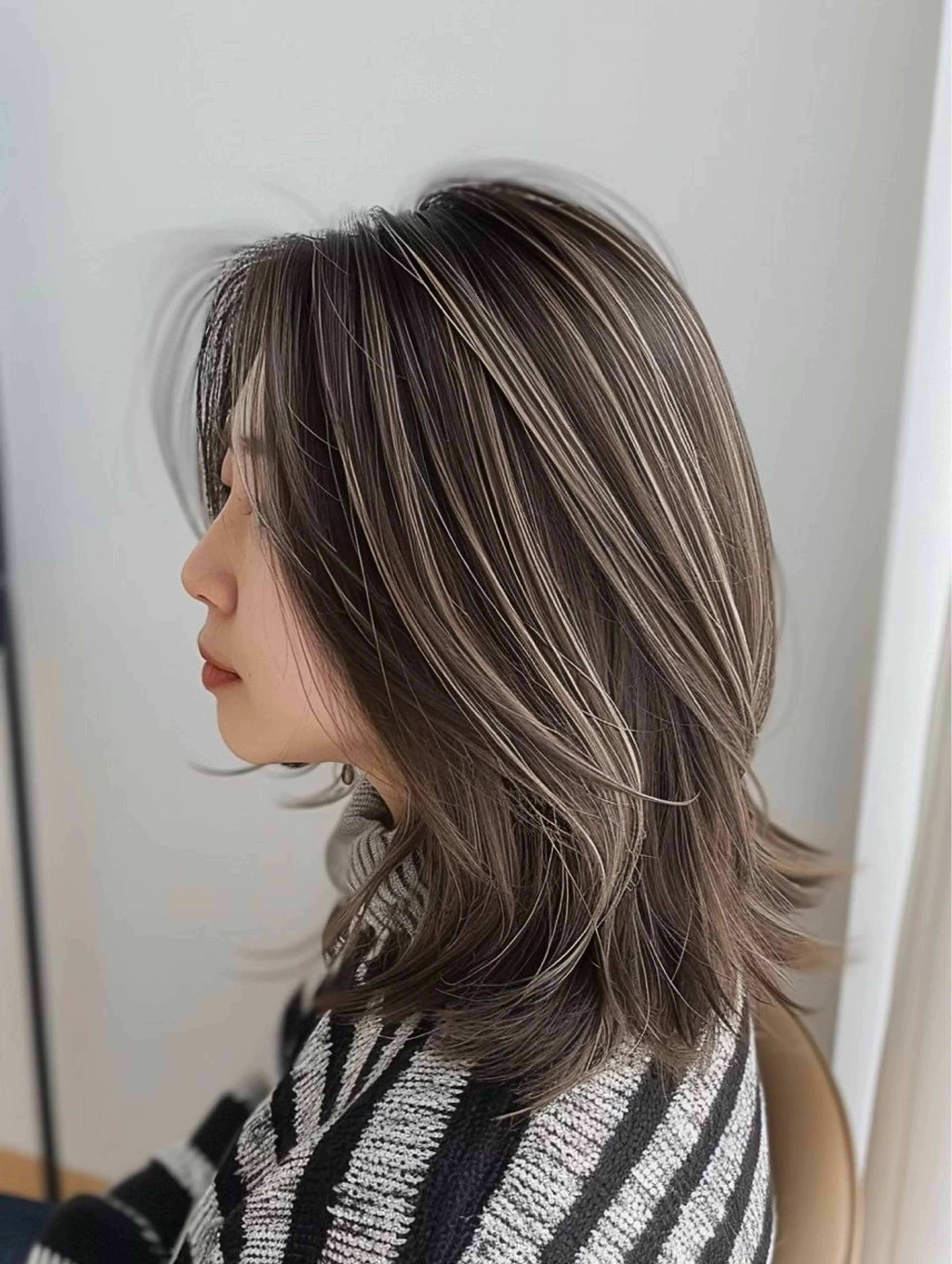 ミディアム カラー MODEK'S松原 Haruのヘアスタイル