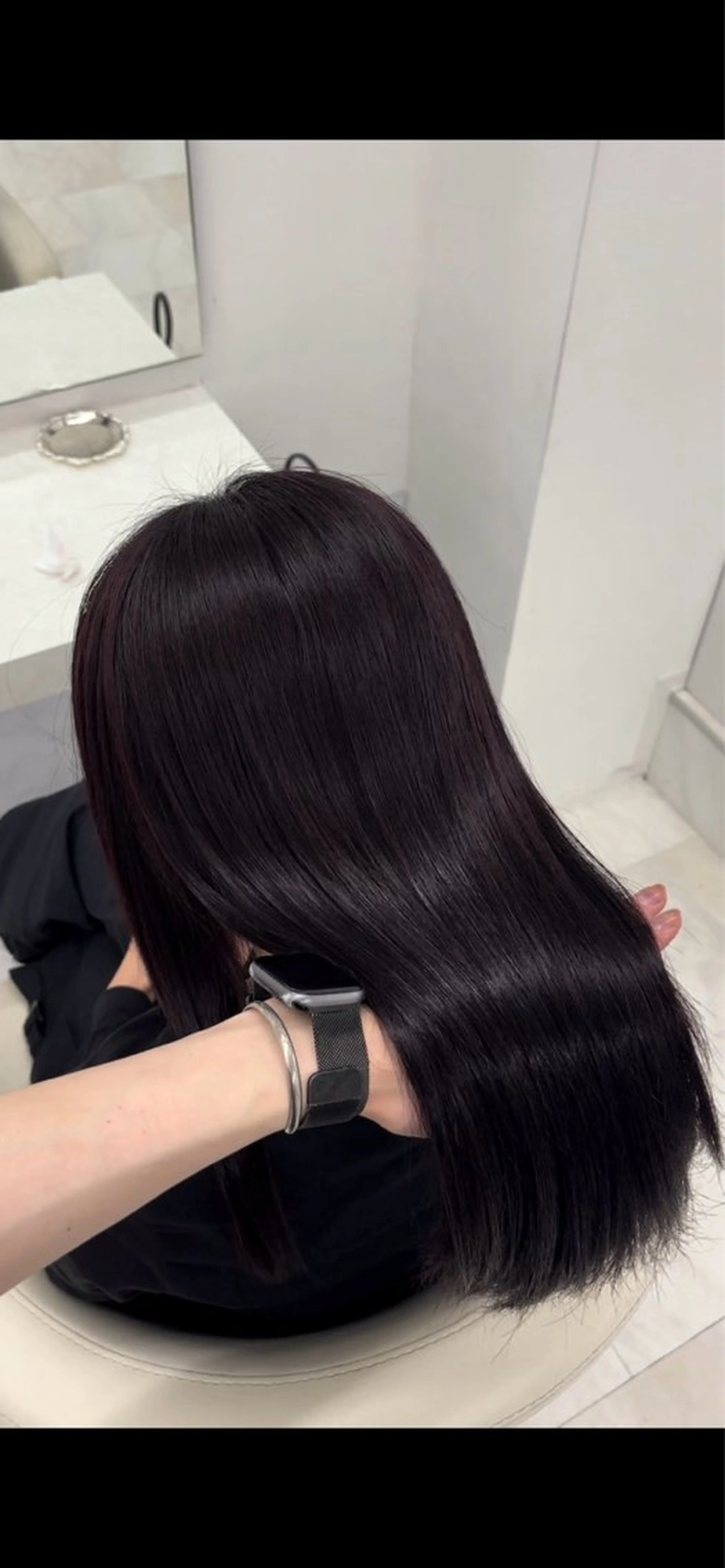 ミディアム ヘアカラー トリートメント hiromu/ レイヤー/暗髪/渋谷のヘアスタイル