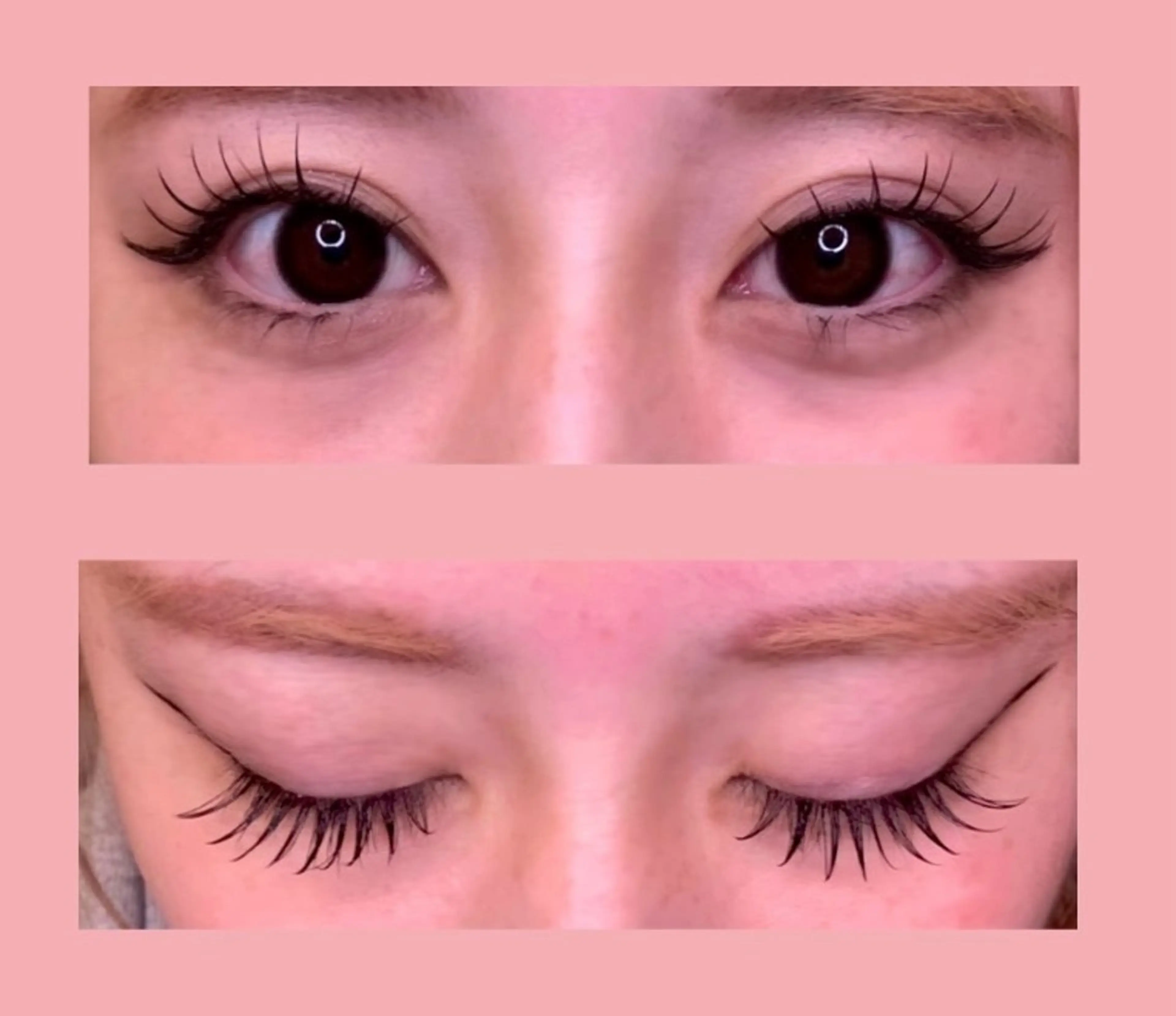 マツエク・マツパ Cカール カラーマツエク 目尻長め cache 中央駅西口所属・cache/ ふたがわのマツエク・マツパデザイン