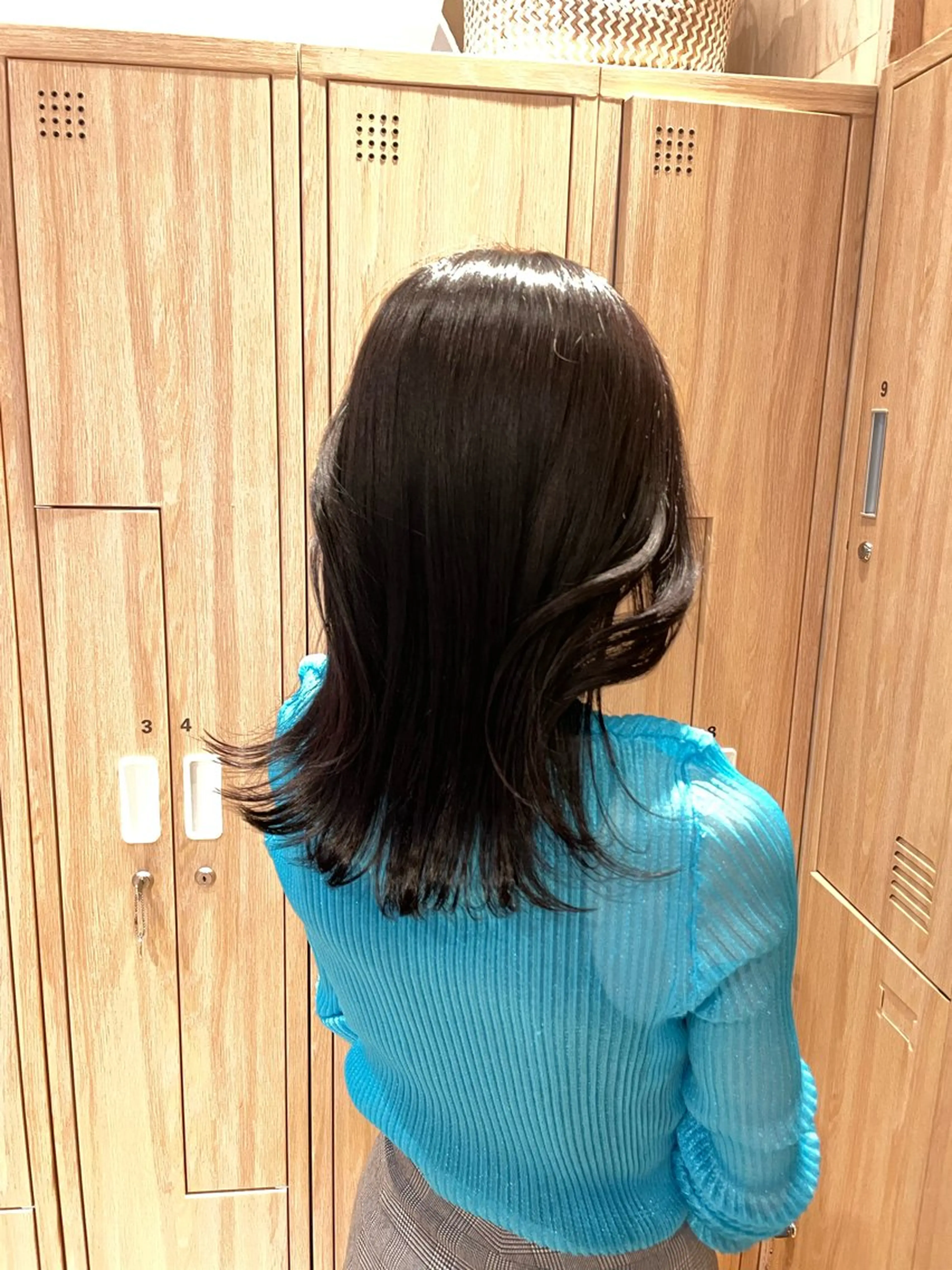 ミディアム トリートメント 似合わせ/透明感 /レイヤー/りほ🤍のヘアスタイル