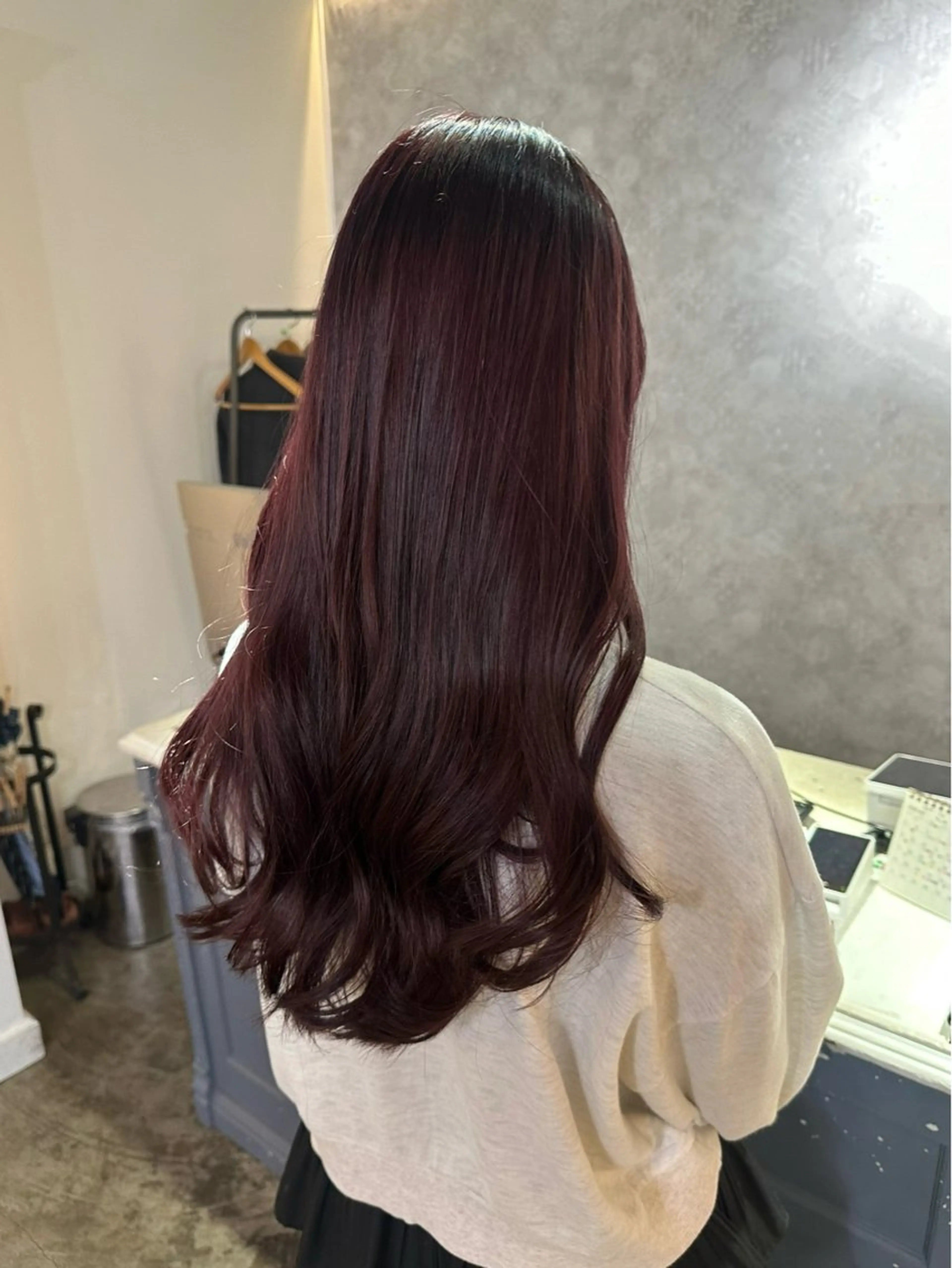 ロング カラー カット ヘアカラー Rinka/梅田/ 透け感カラー🤎のヘアスタイル