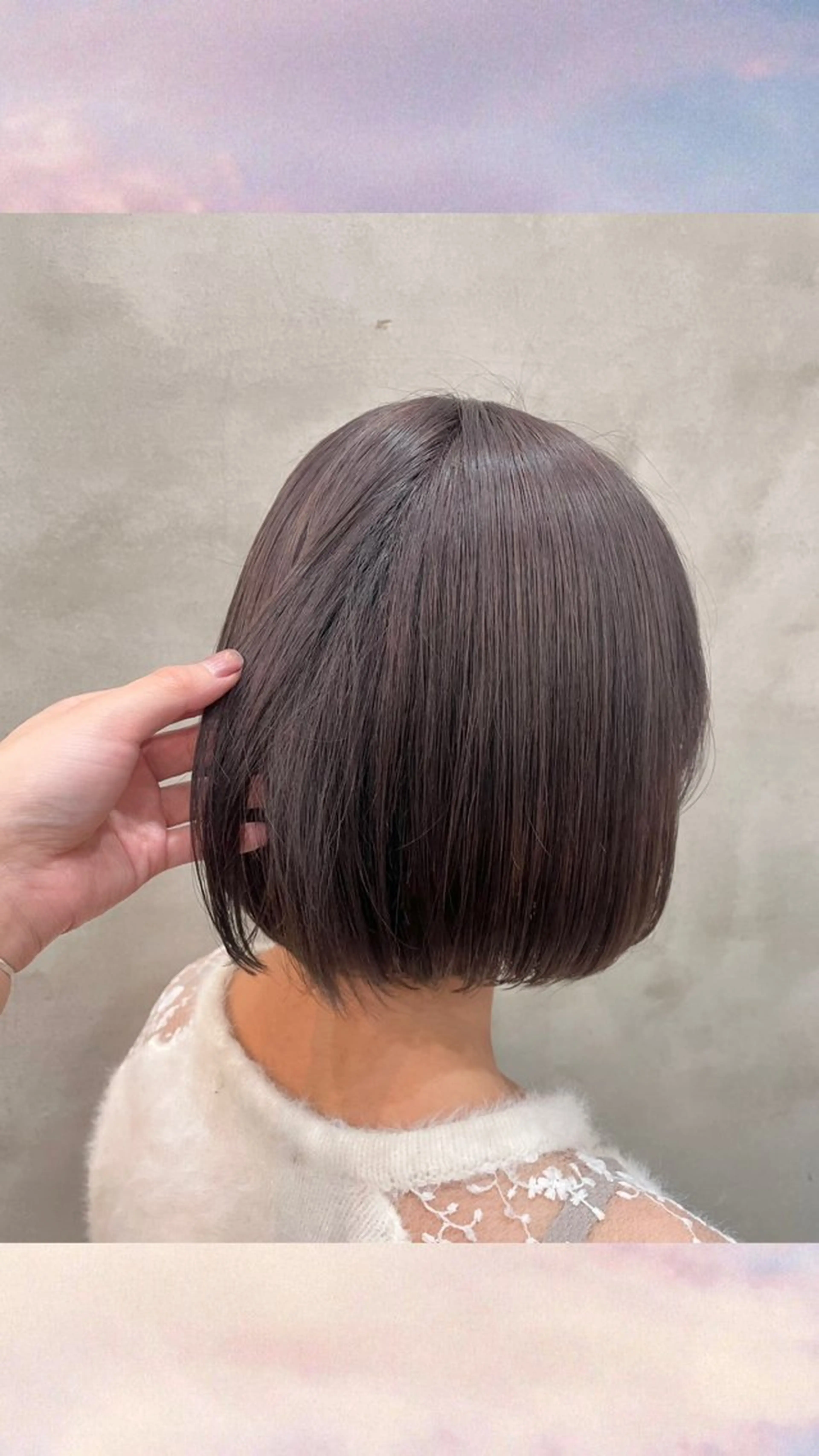 ショート カット ヘアカラー トリートメント 【ピンク/韓国ヘア/ ヘアセット】亜海のヘアスタイル