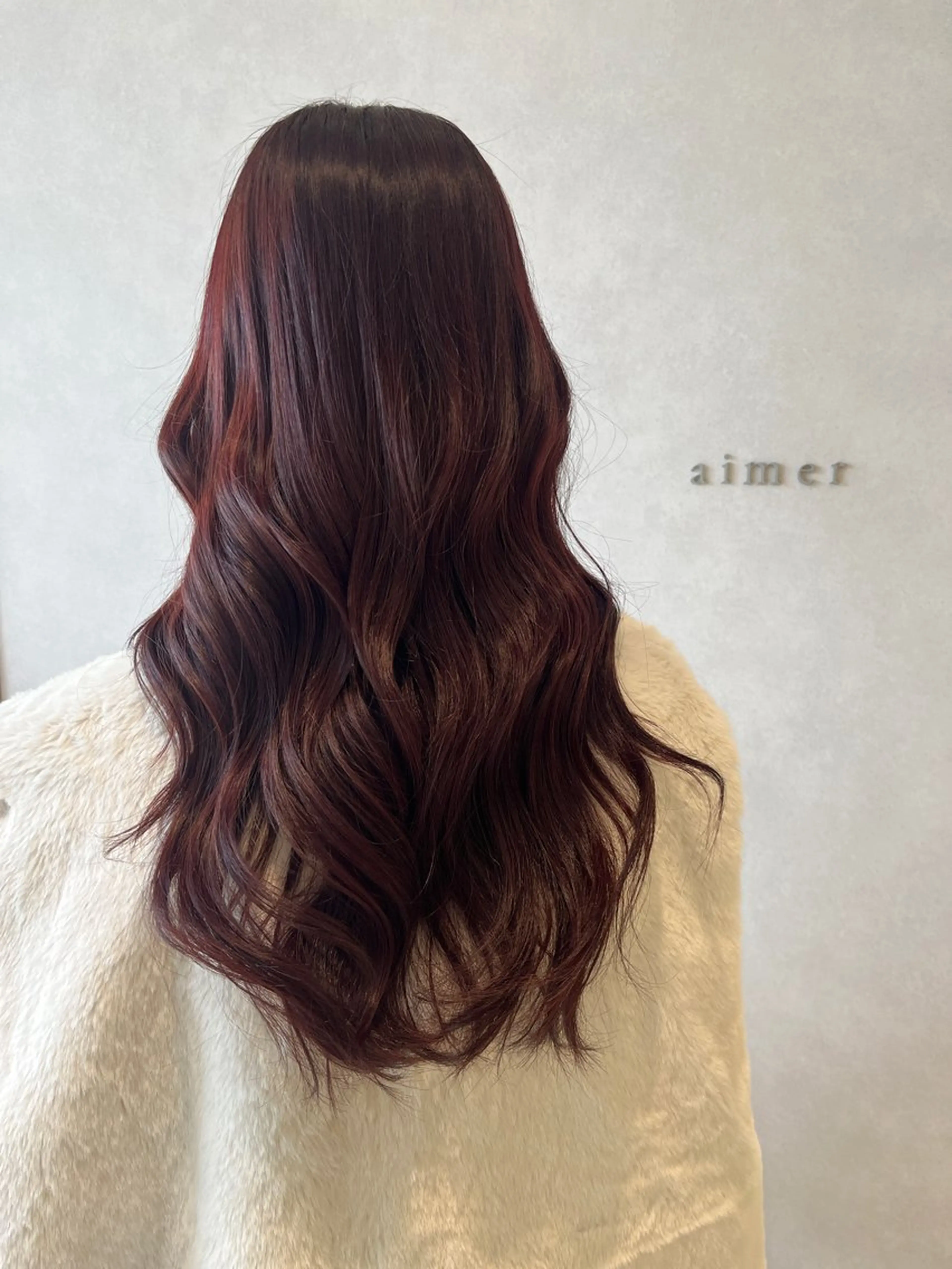 カラー ブリーチ ブリーチなしカラー イオカ ヒトミのヘアスタイル