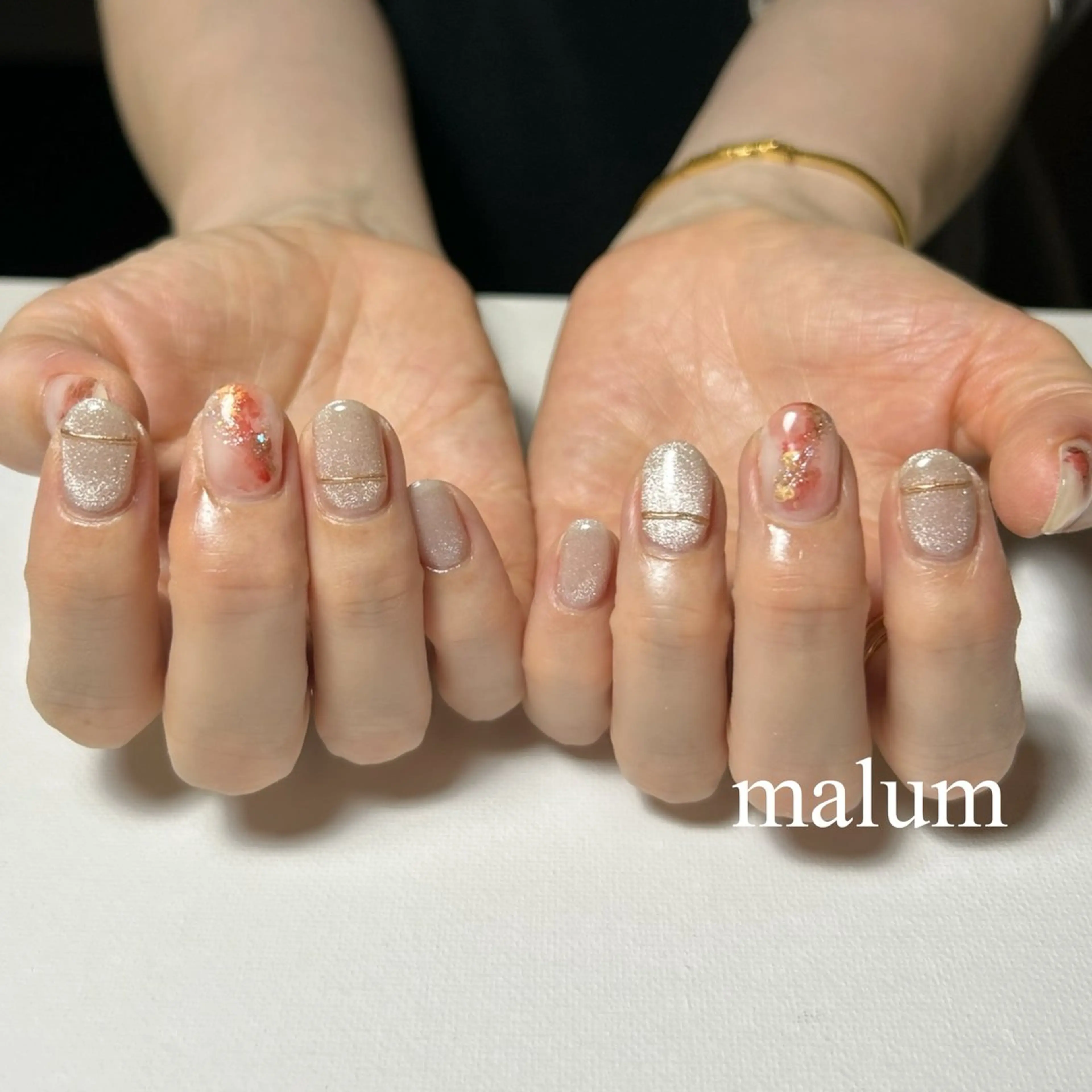 ネイル ハンドネイル malum nailのネイルデザイン