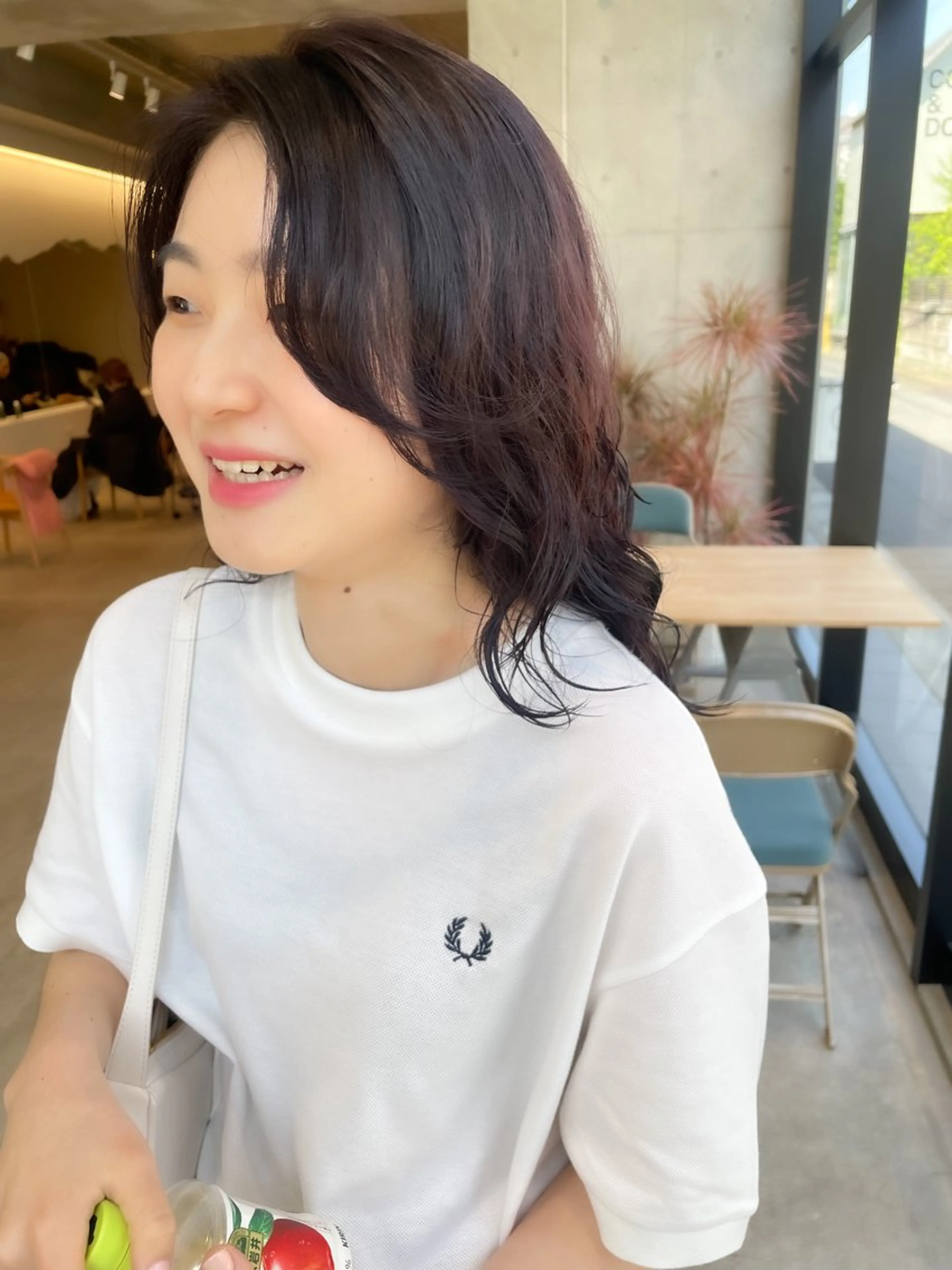 ミディアム カラー ヘアアレンジ ミニボブ/ブリーチ 🌈MISATOのヘアスタイル