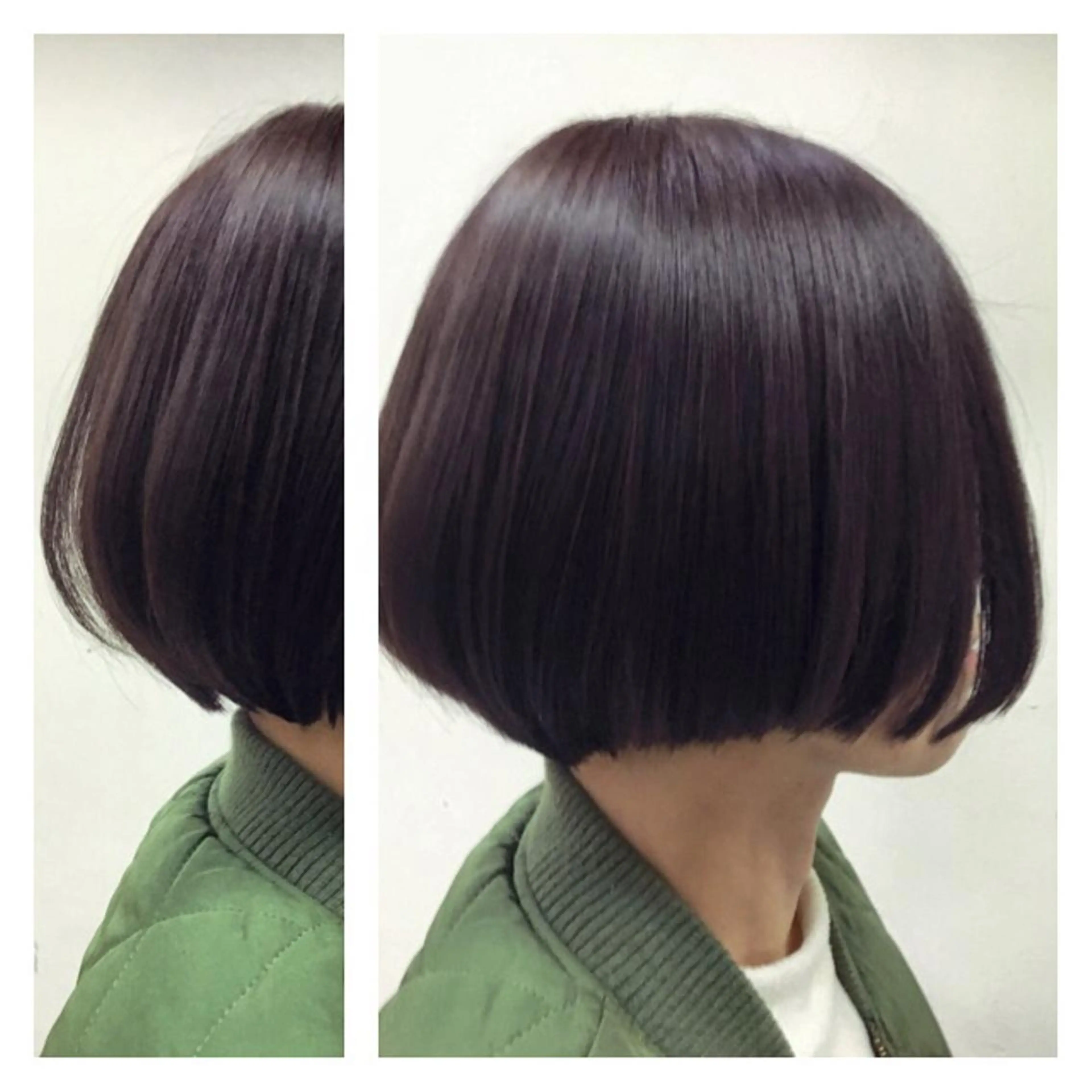 ショート カラー ブラウンカラー バイオレットカラー バイオレットブラウン ボブ トリートメント ヘアカラー トリートメント 髪質改善✨艶カラー MASAYAのヘアスタイル