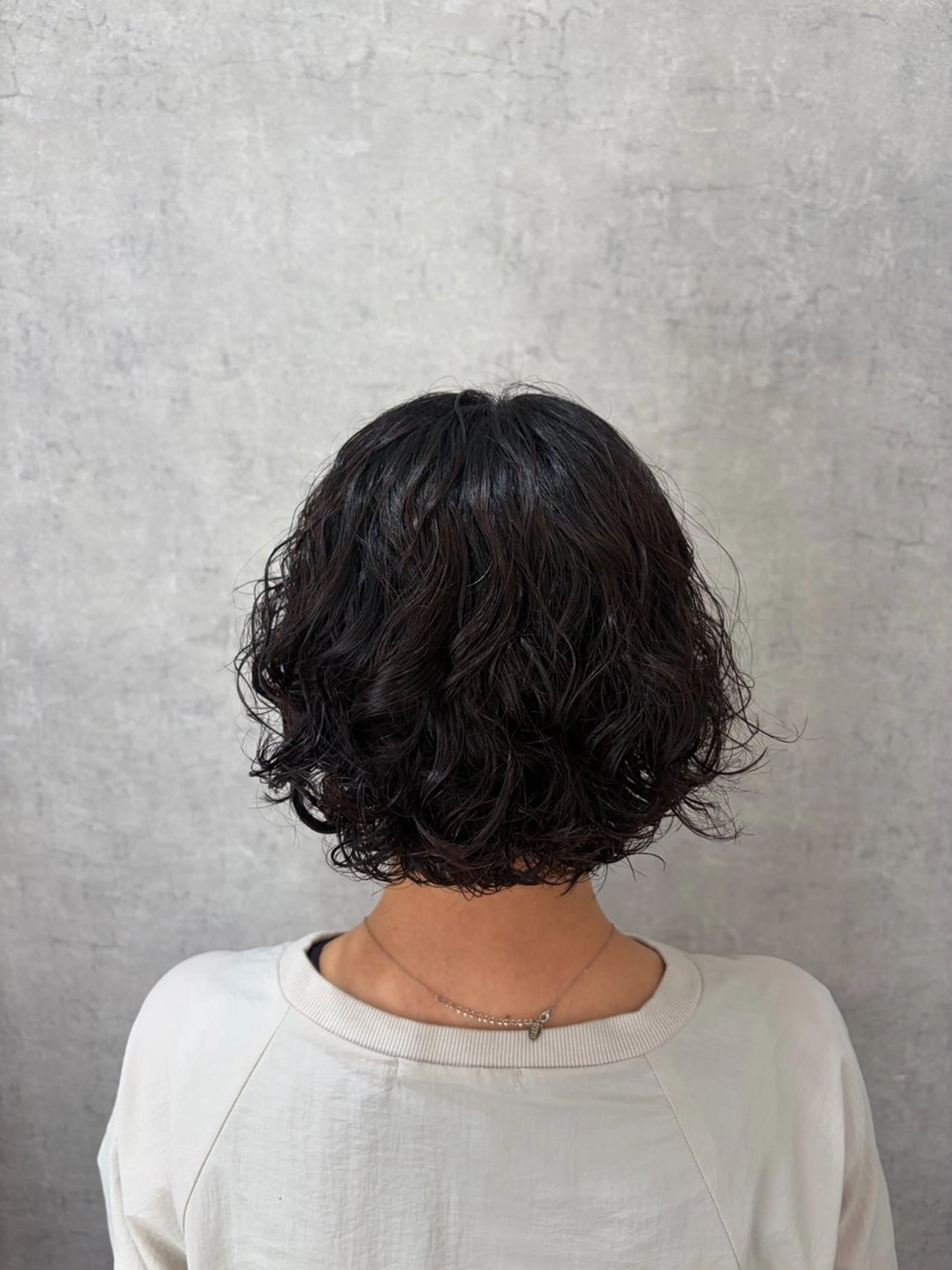 ショート パーマ カット パーマ 下山 萌華のヘアスタイル