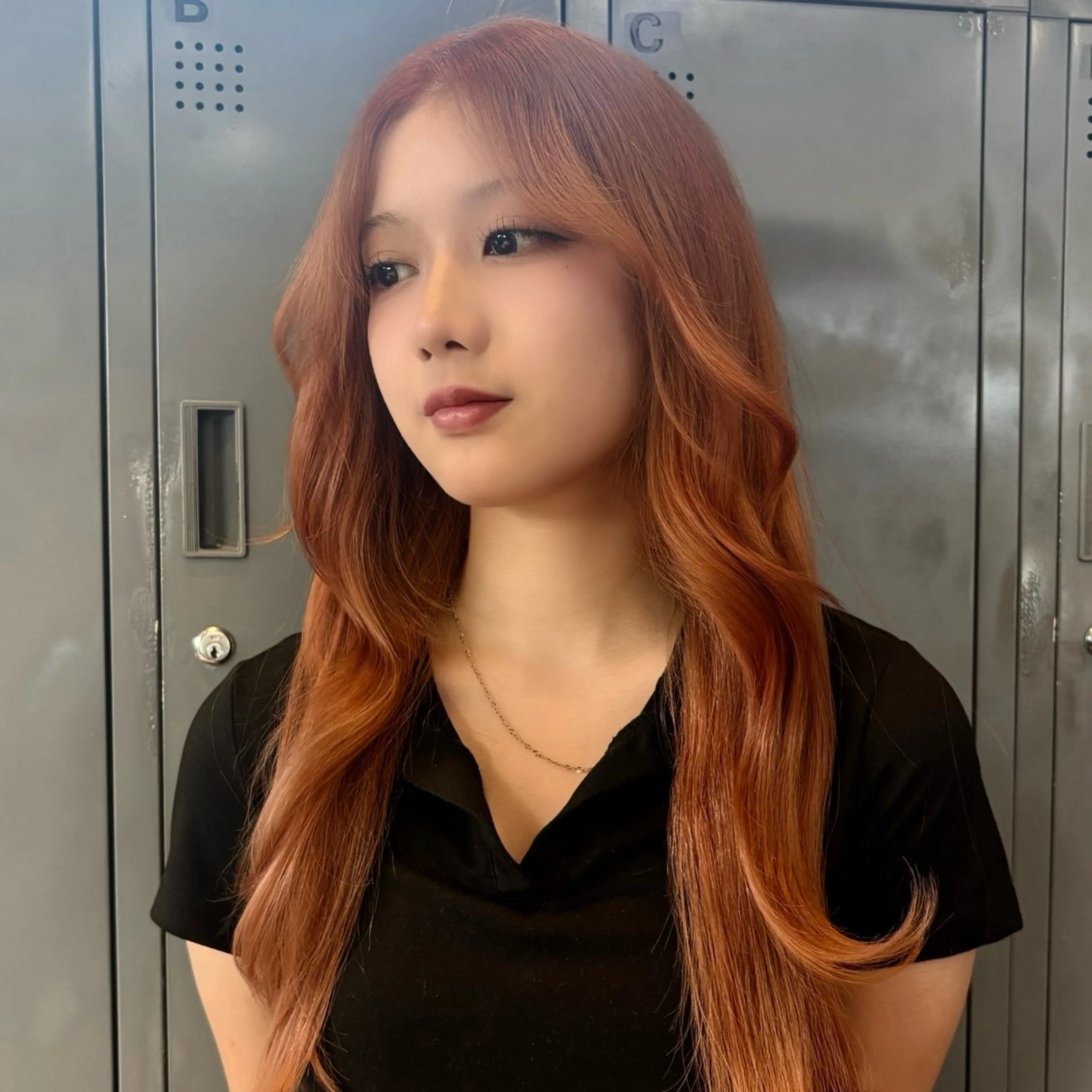 ロング カット ヘアカラー トリートメント 🍎似合わせハイトー ン🍎ののかのヘアスタイル