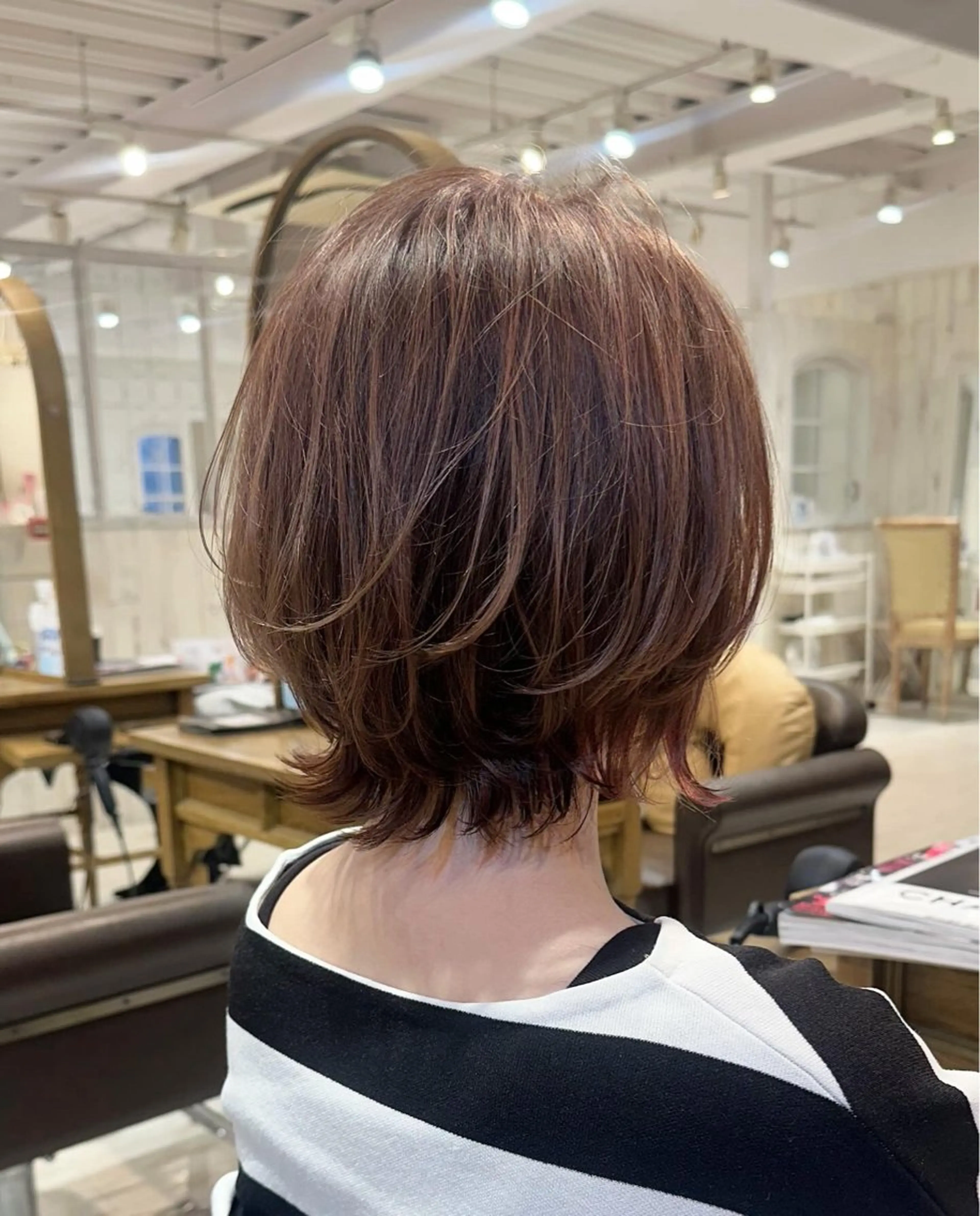 ショート カット トリートメント 縮毛矯正/ショート/ レイヤー/畑中正敏のヘアスタイル