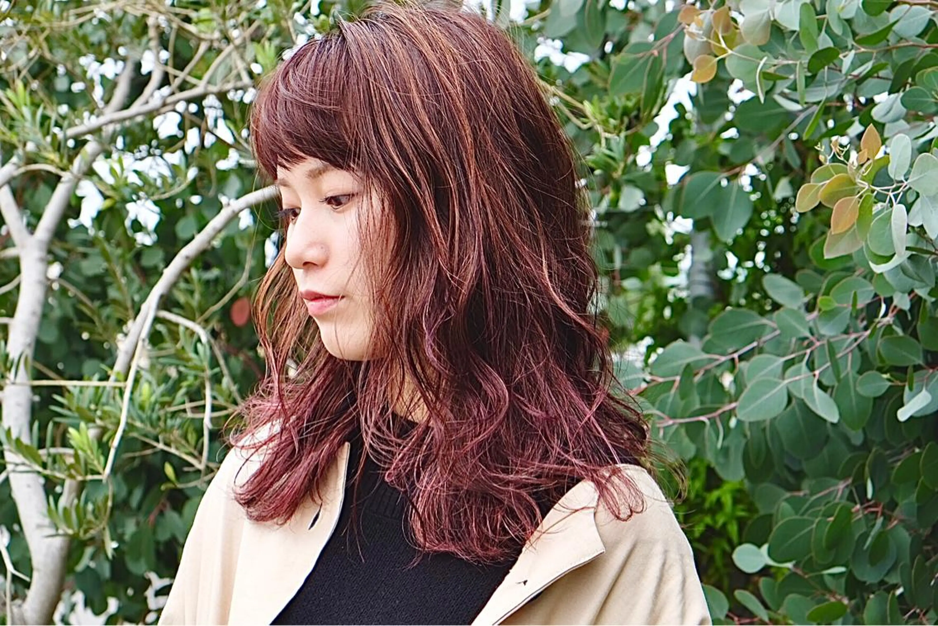 セミロング 岡田 恭明のヘアスタイル