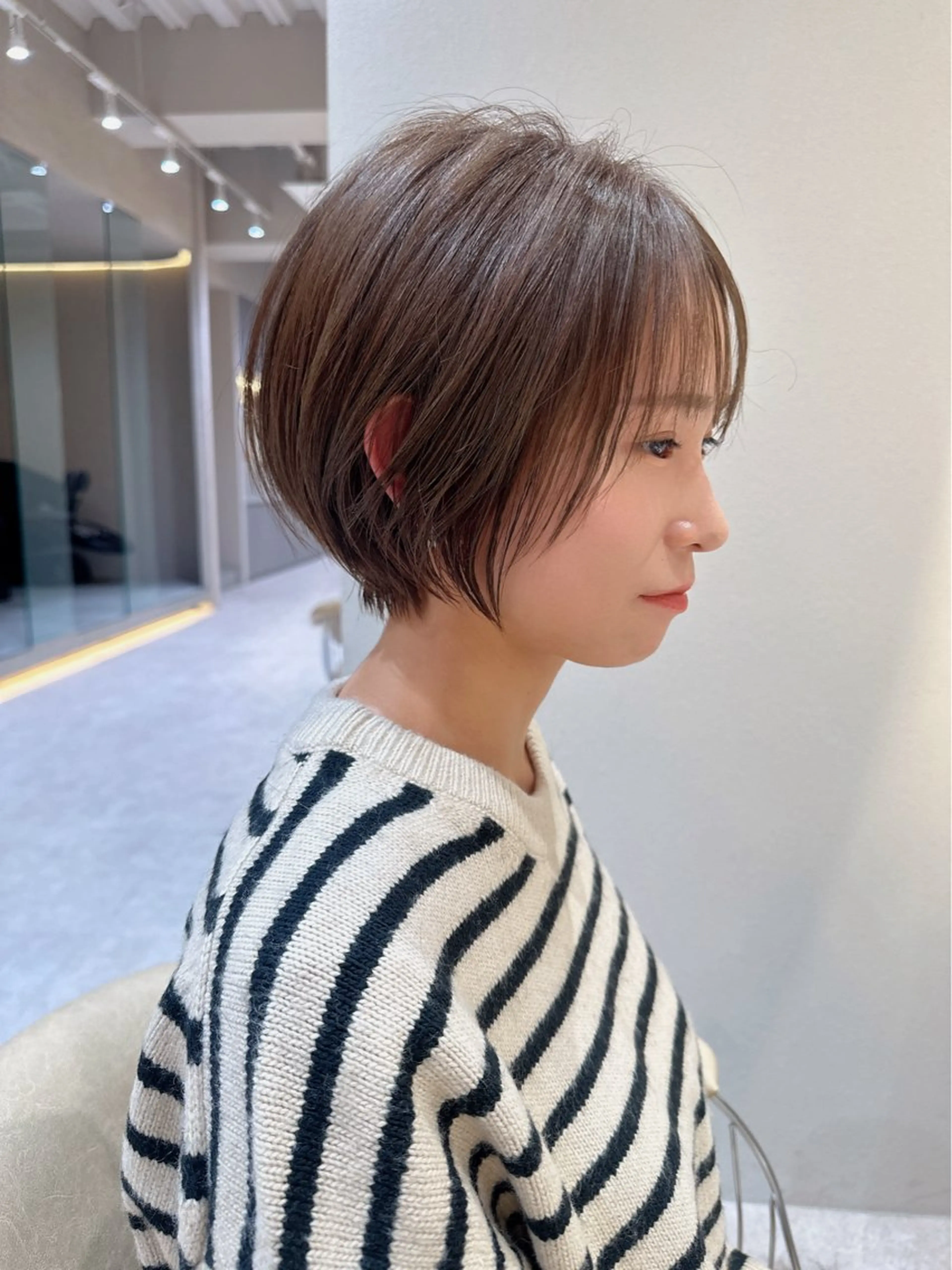 ショート カット ヘアカラー トリートメント レイヤー❣️縮毛矯正 川村利幸のヘアスタイル