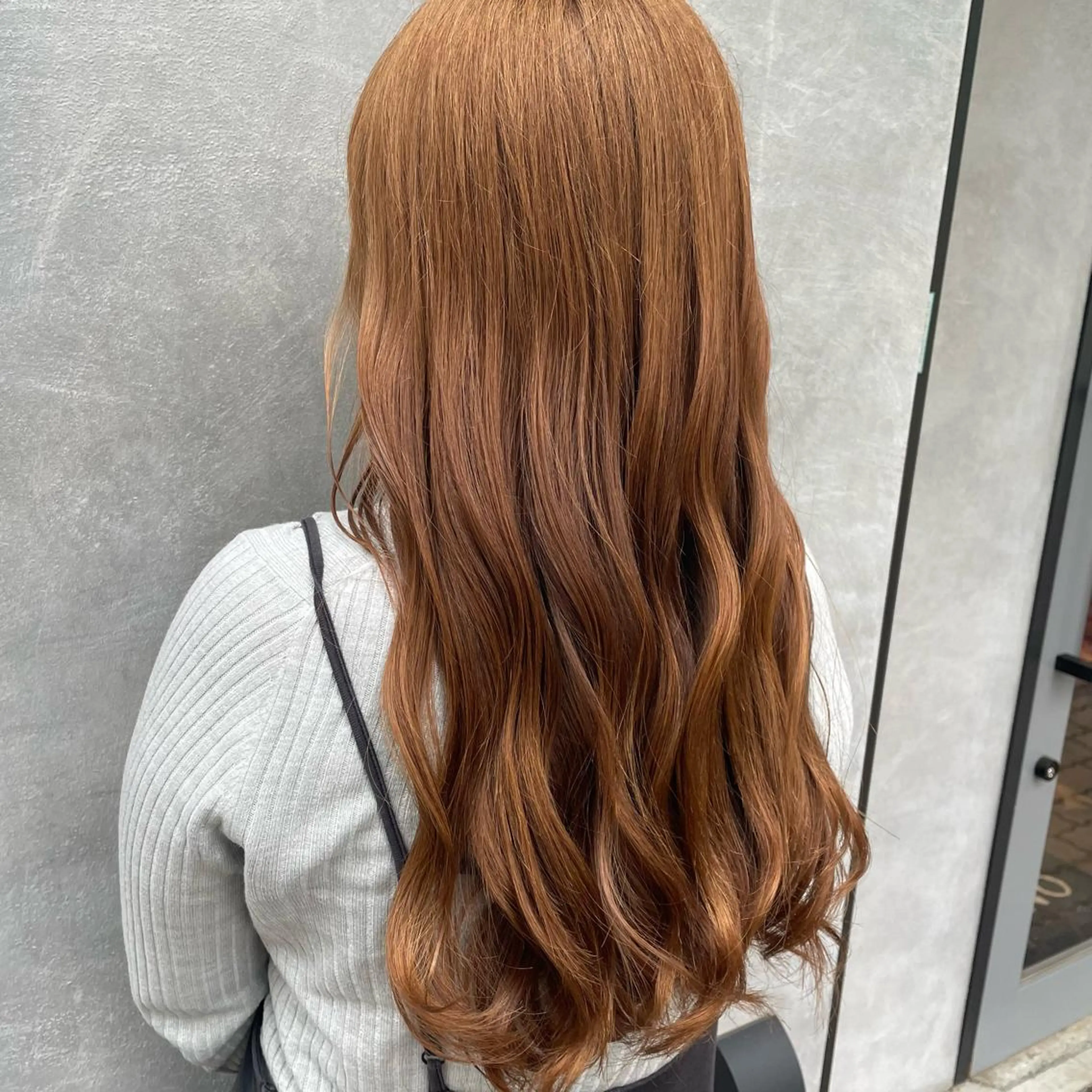 ロング カラー 青田 明日海のヘアスタイル