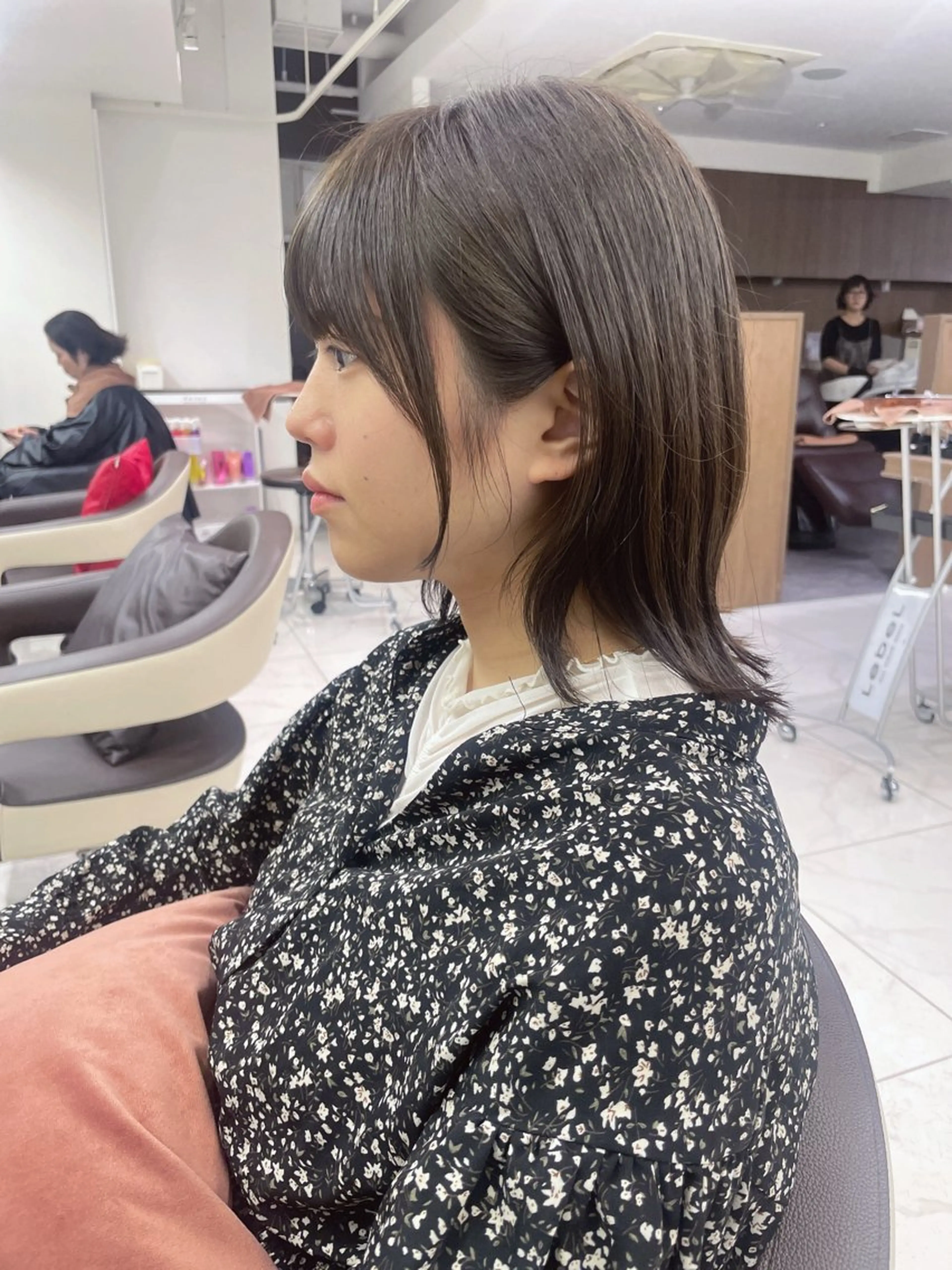 ミディアム カット ヘアカラー 福島成美/髪質改善 縮毛矯正/カラーのヘアスタイル