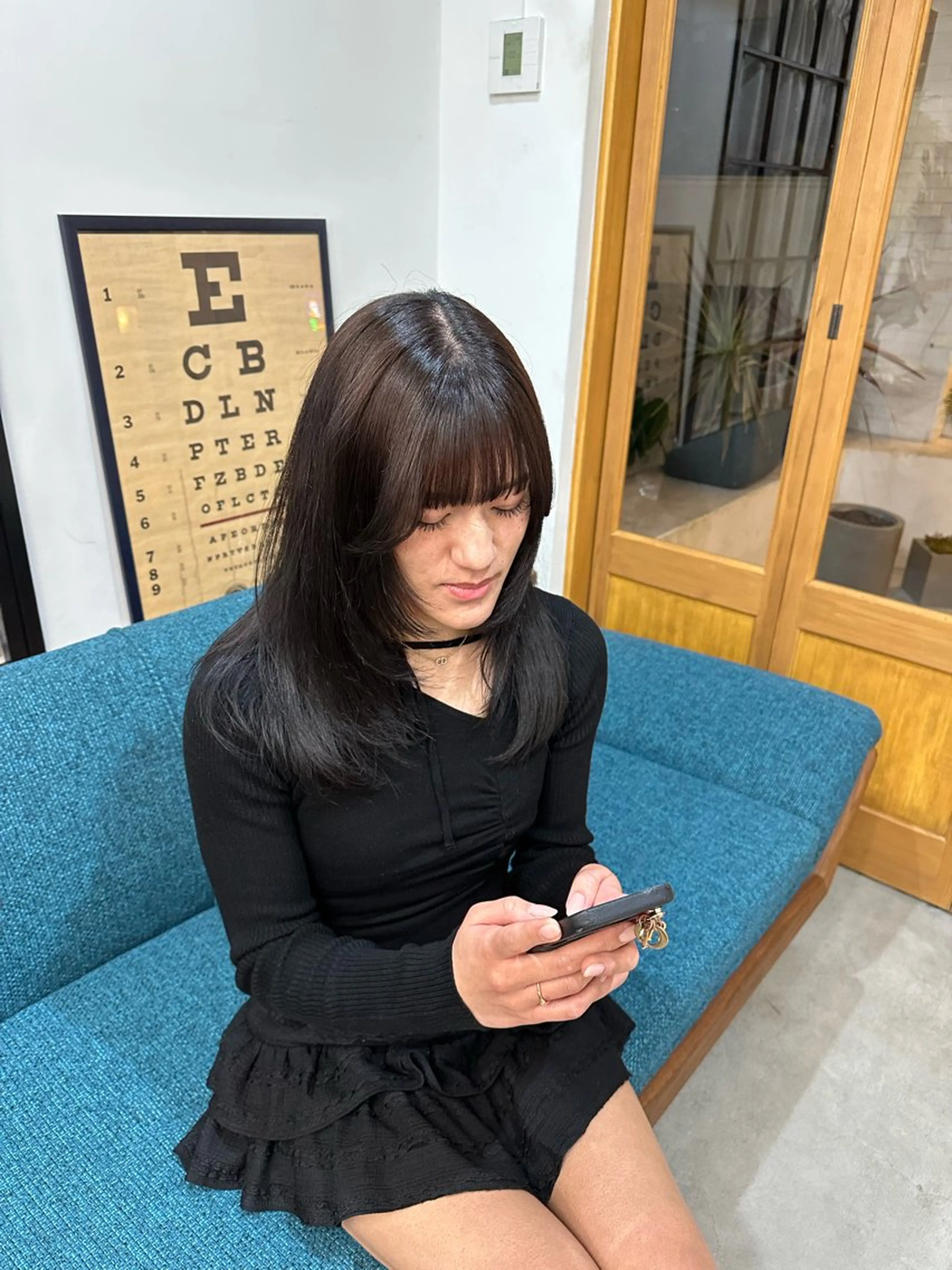 セミロング 【縮毛矯正＆髪質改善 特化】/川上 結愛のヘアスタイル