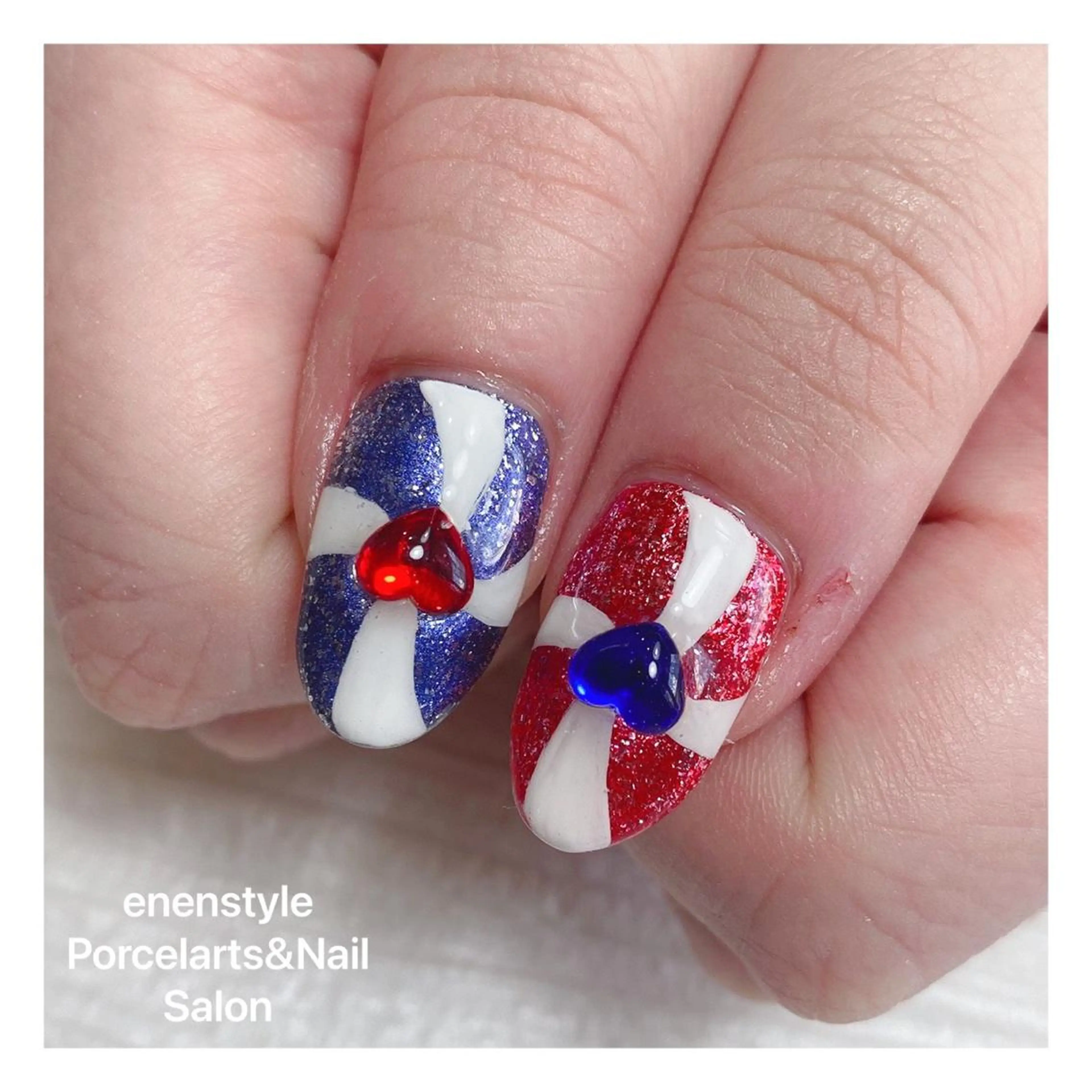 ミディアム ネイル 👑enen style👑のネイルデザイン