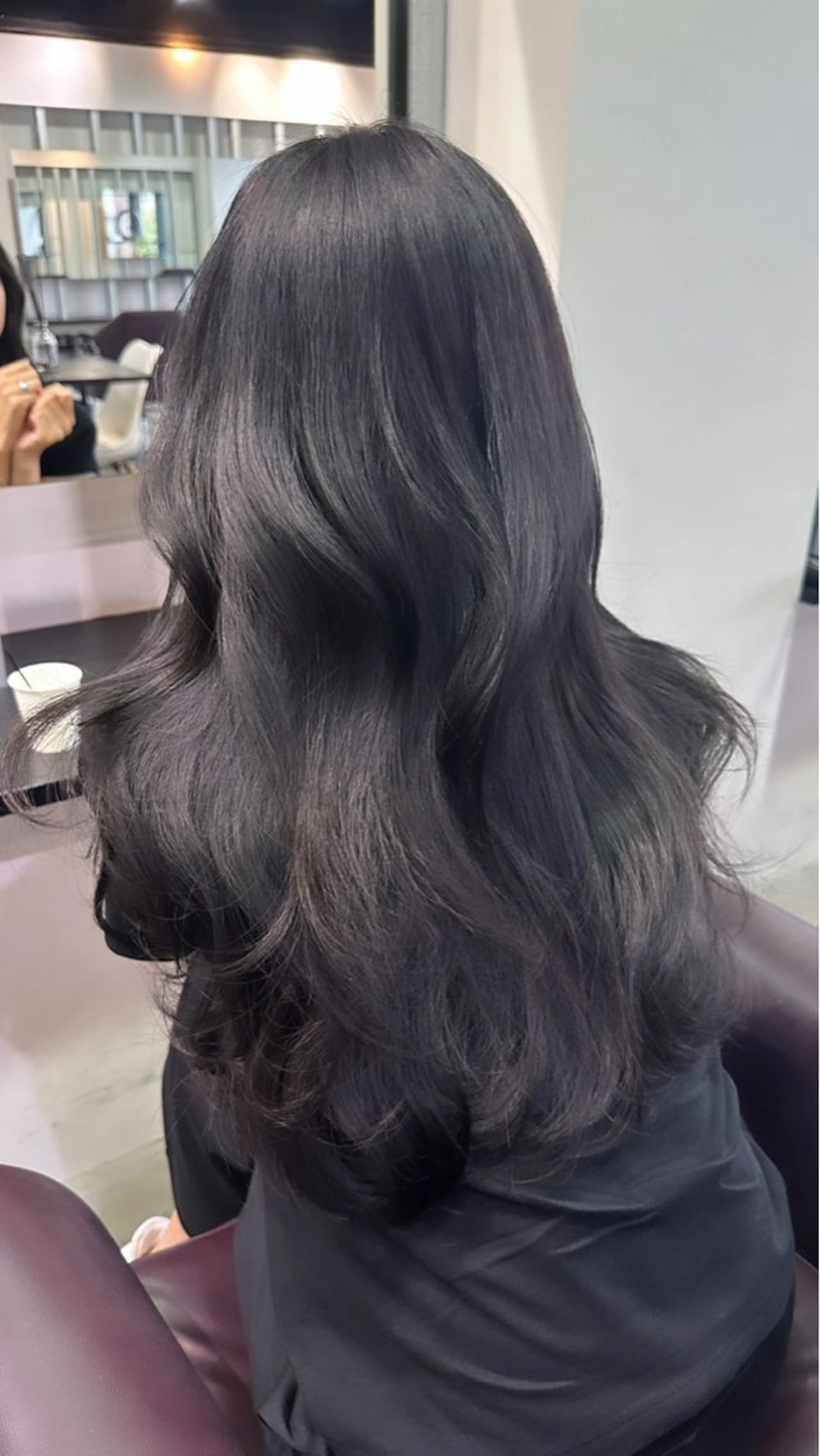 ロング カラー カット ヘアカラー トリートメント YEAU　PLUS所属・極上の艶髪 RINAのヘアスタイル