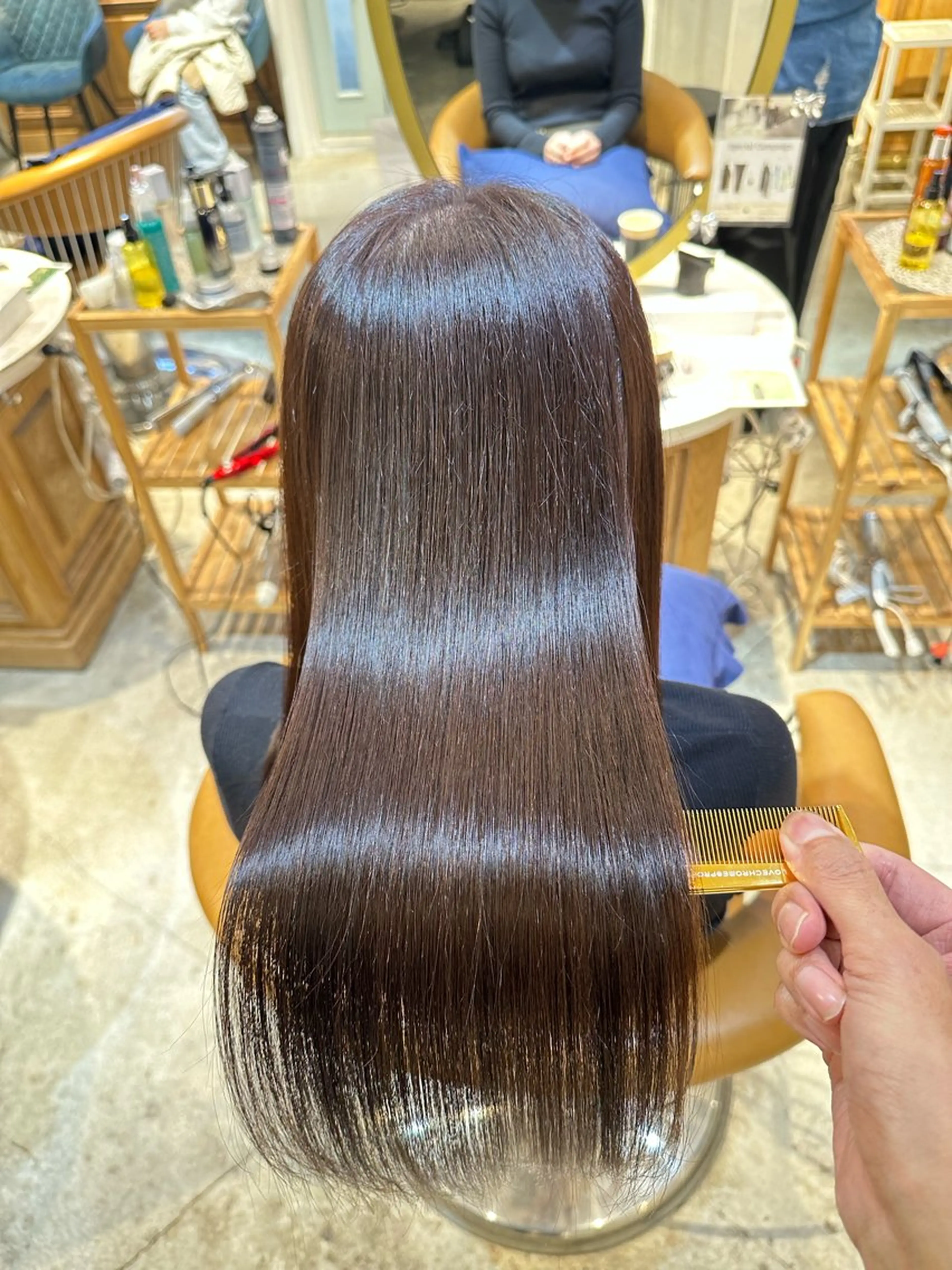 ロング 縮毛矯正 トリートメント 艶髪/縮毛矯正 /髪質改善千田大地のヘアスタイル