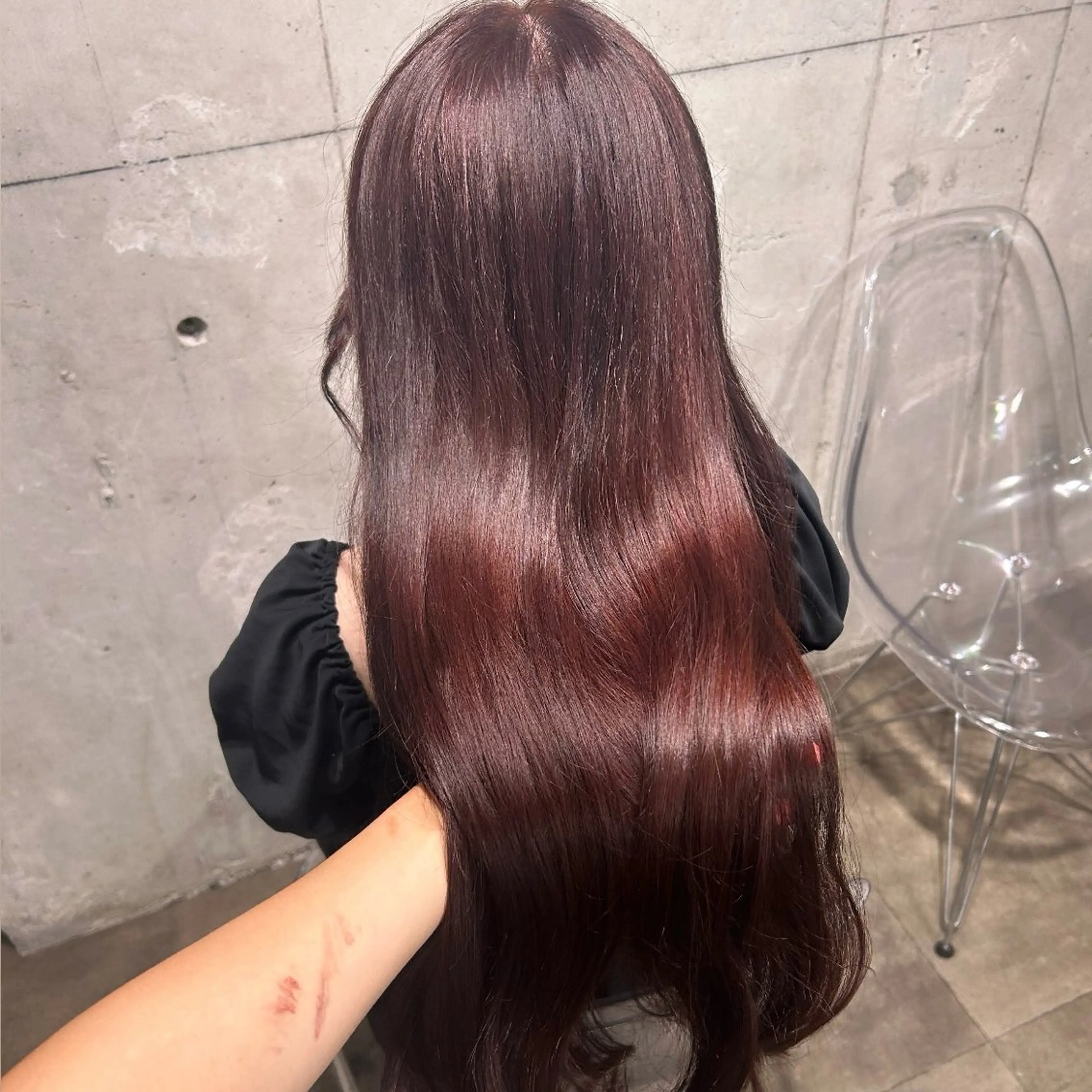 ロング IS所属・横浜美容室/透明感 カラー/レイヤーのヘアスタイル