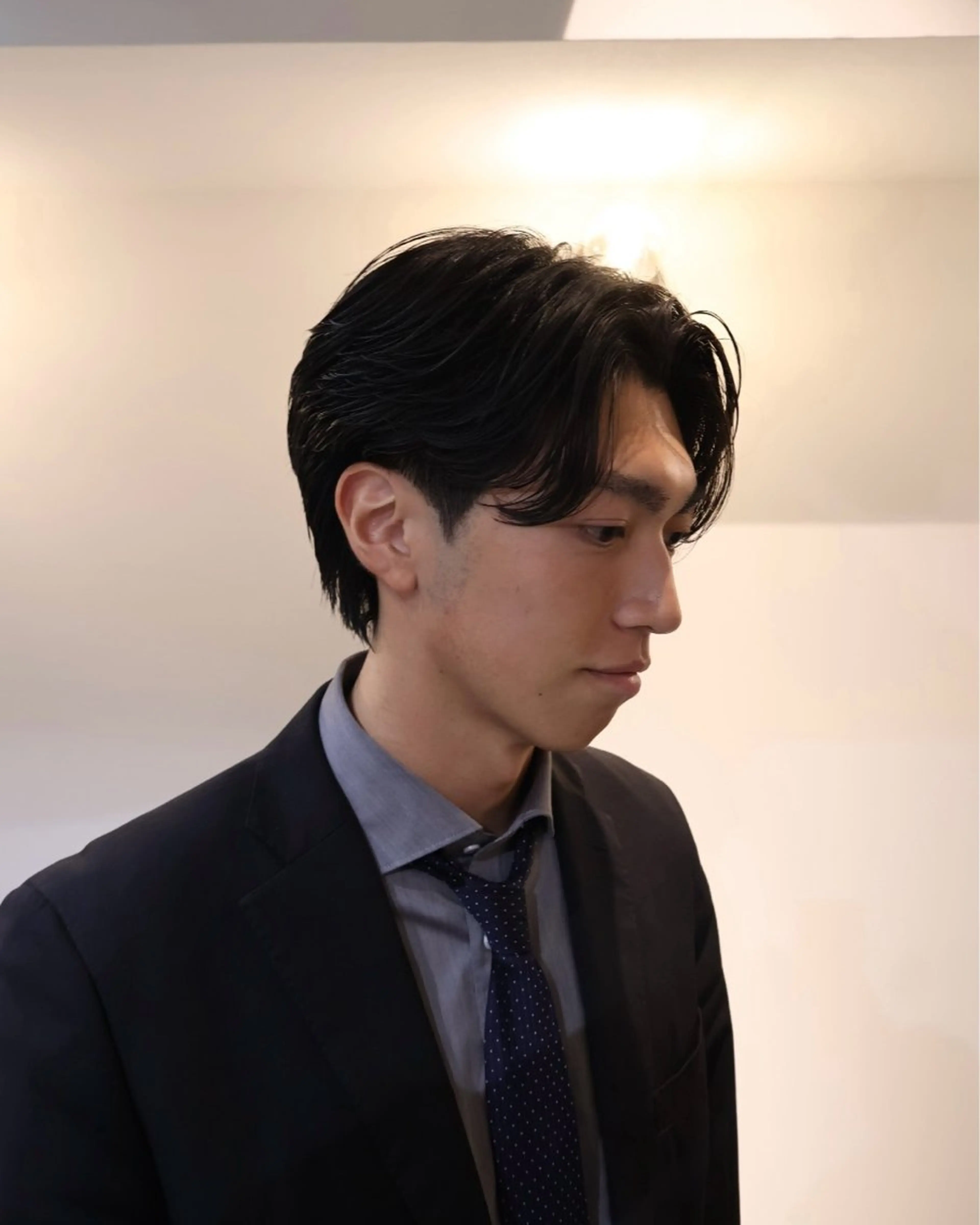 パーマ メンズ カット パーマ 心櫻/メンズパーマ/ ニュアンス/フェザーのヘアスタイル