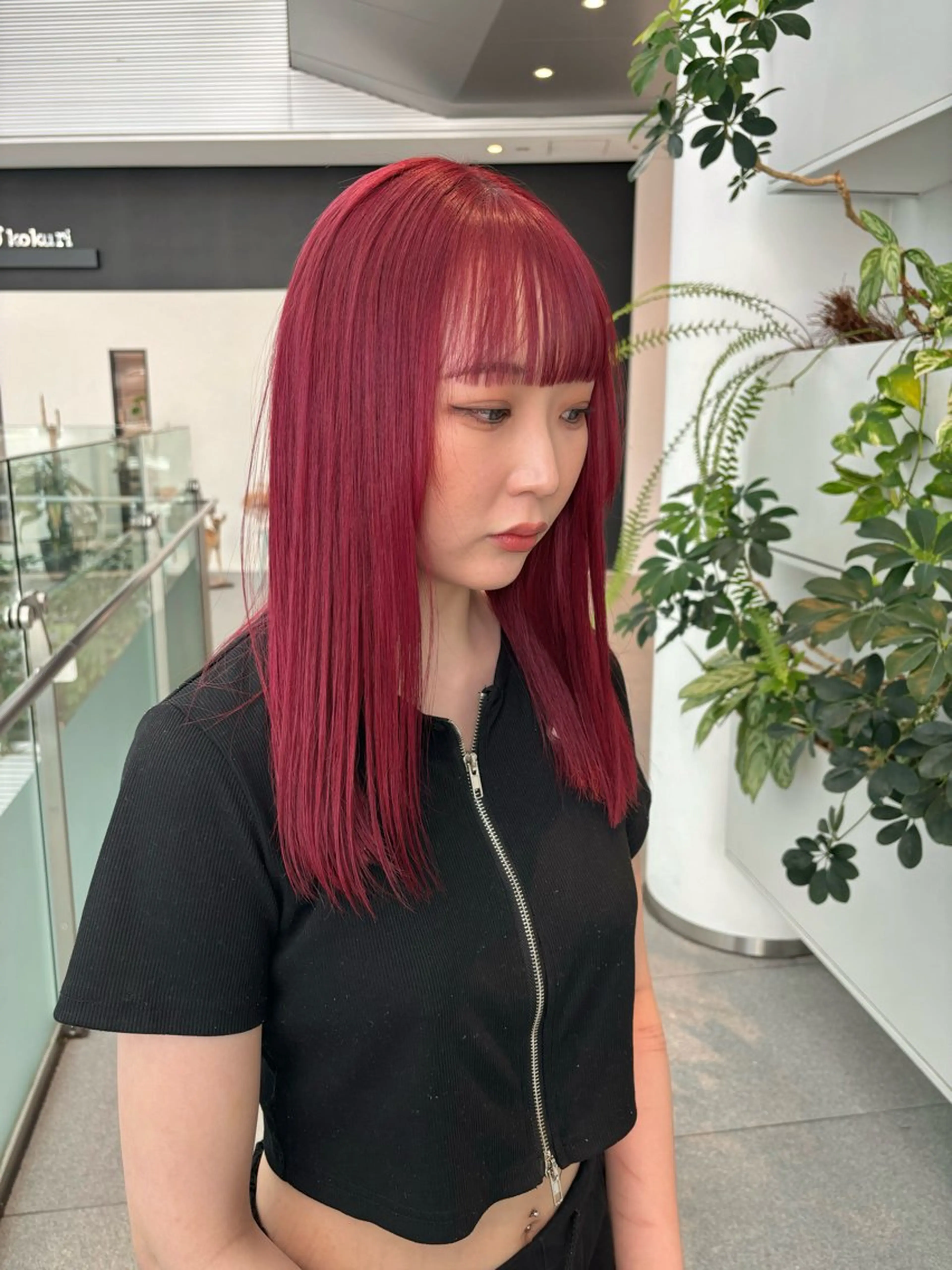 セミロング カラー カット ヘアカラー トリートメント くさかみさき🌼暖色 /耳つぼ/オタク🌼のヘアスタイル