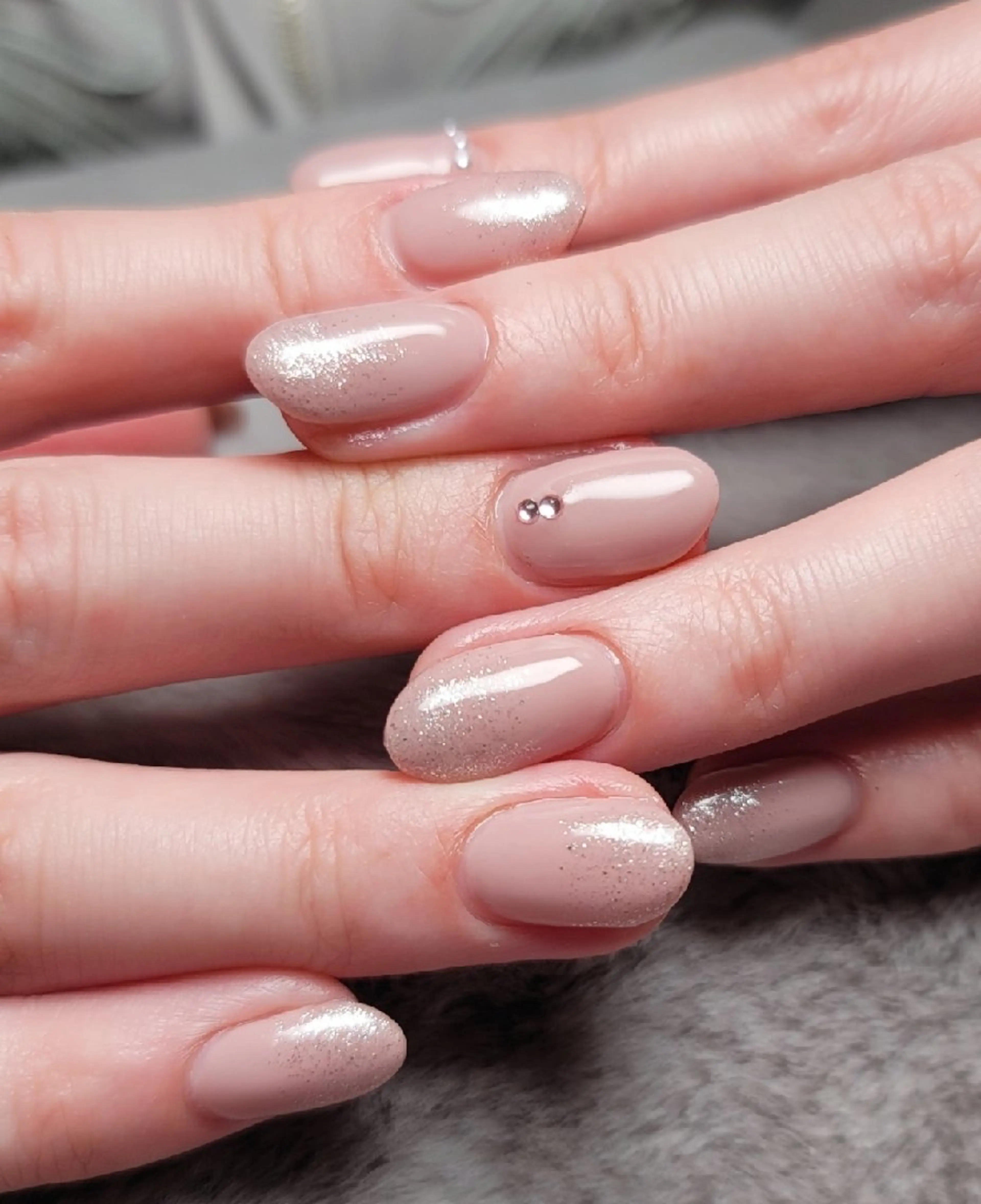 ネイル ラメ(グリッター) ラメグラデーション ハンドネイル ハンドケア Nao 練習モデル募集中のネイルデザイン