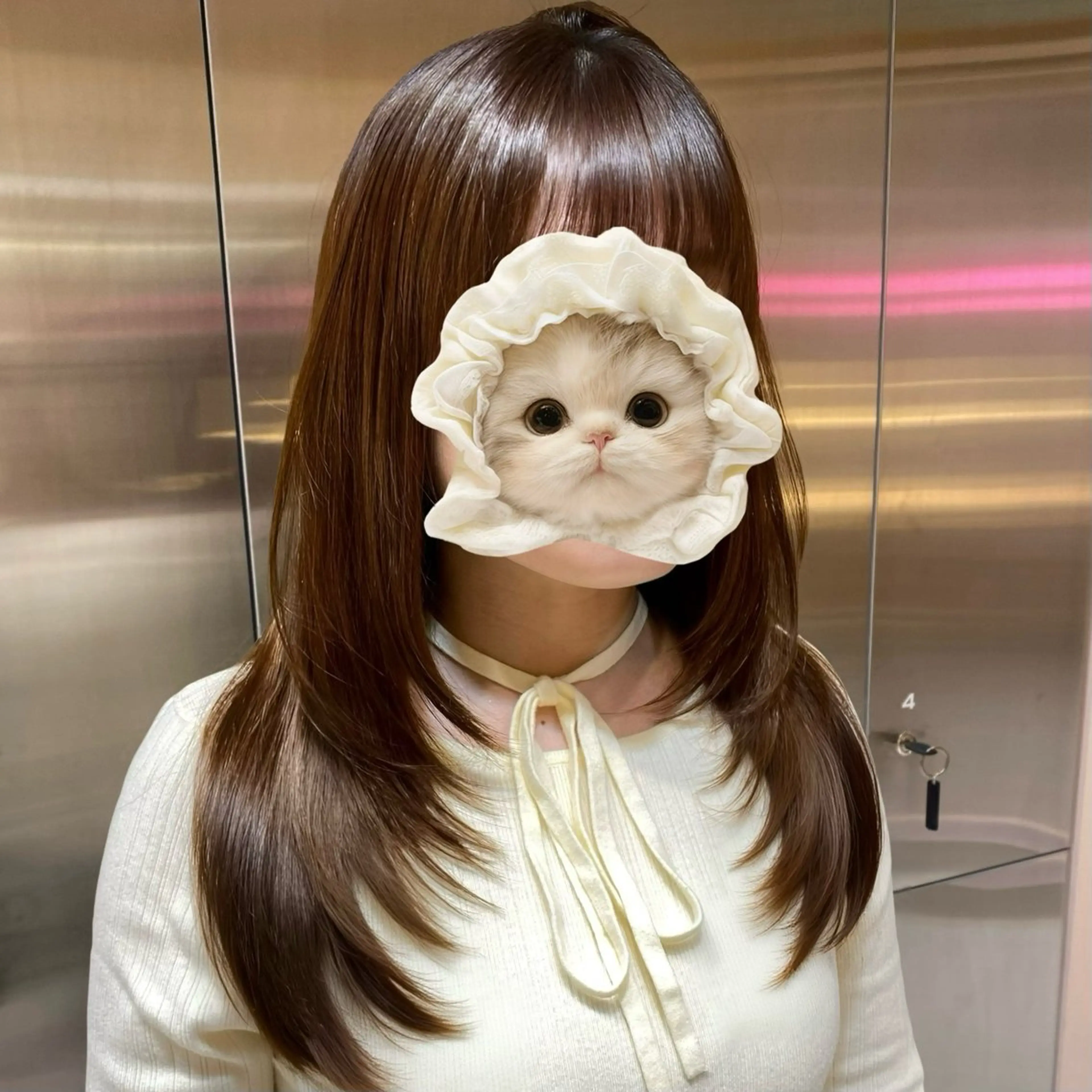 ロング ⟡韓国ボブ/艶カラー /韓国🌙Yuukaのヘアスタイル