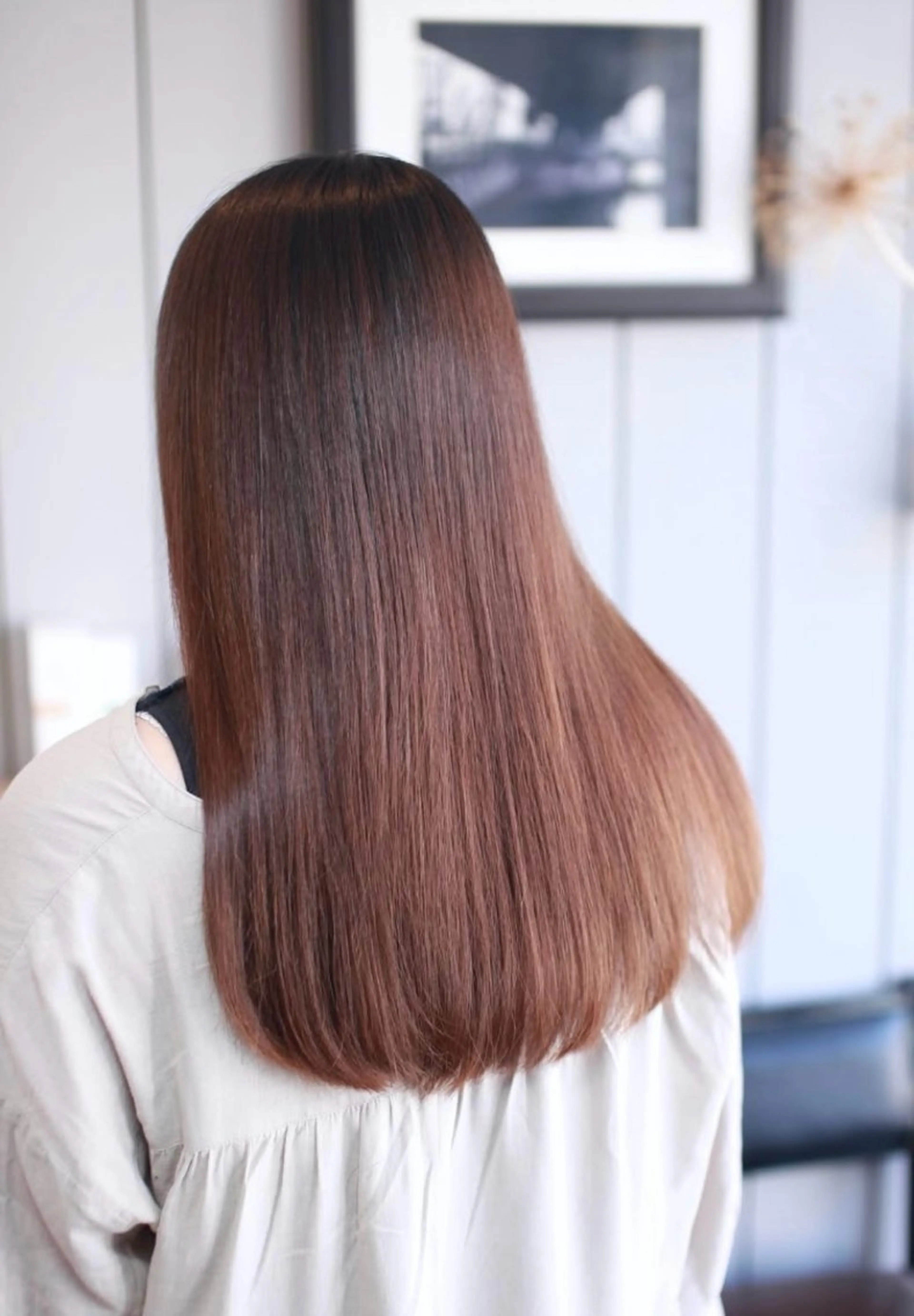 ロング カラー カット ヘアカラー トリートメント 大西 カズマのヘアスタイル