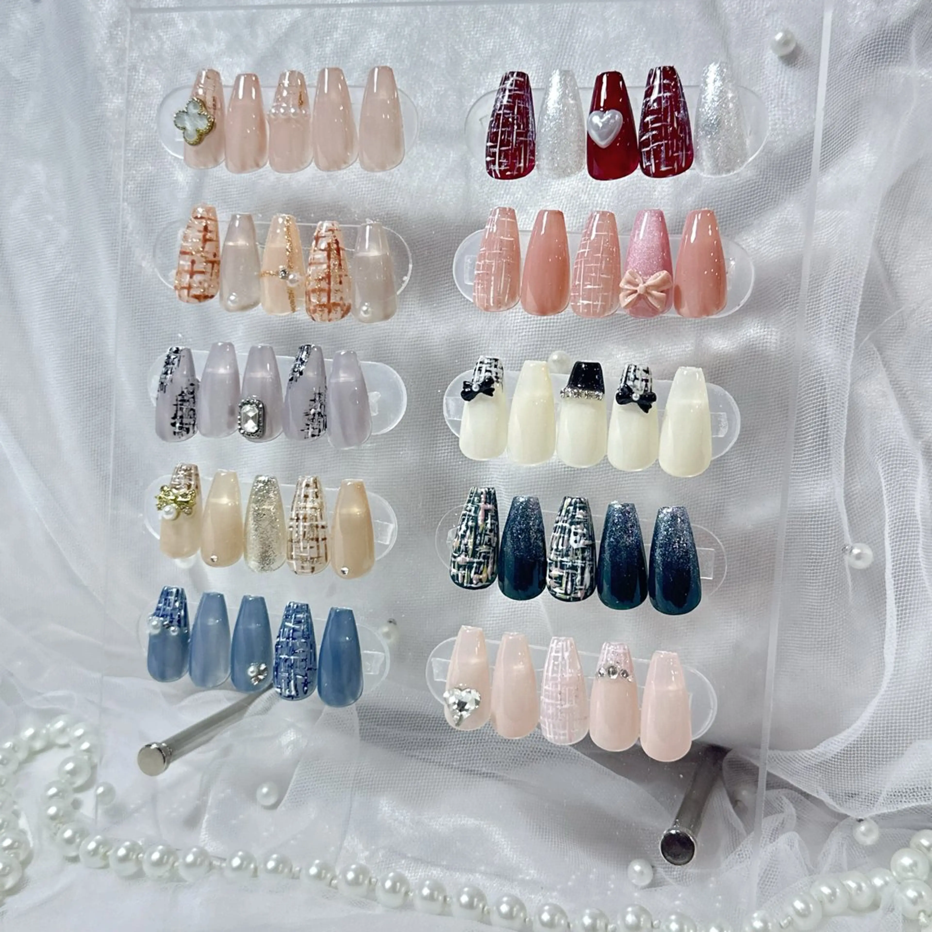 【HAND オフあり】ツイードデザイン ※色変更＋550円です。の写真