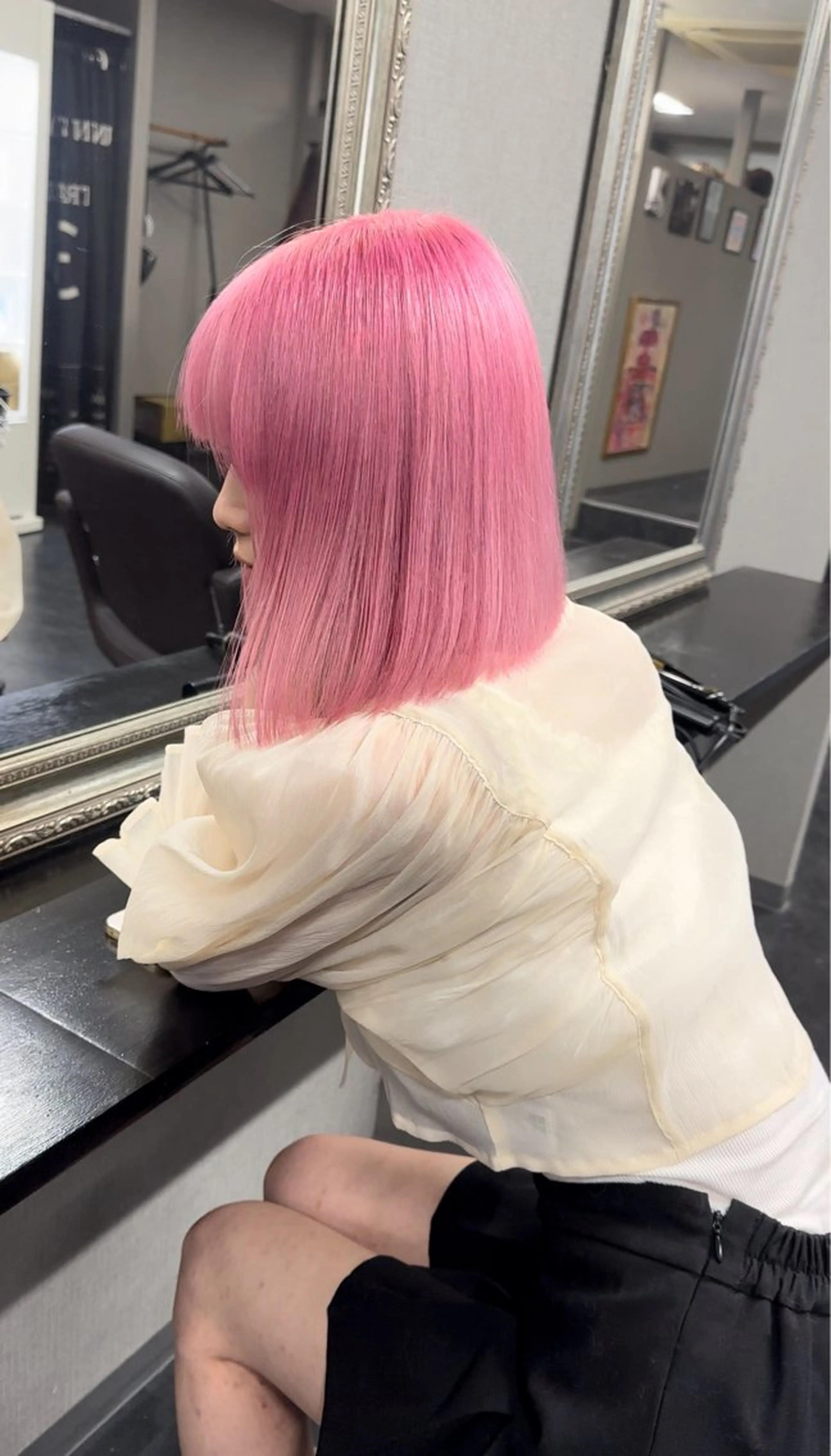 ショート カラー Selenehair 三条本店のヘアスタイル