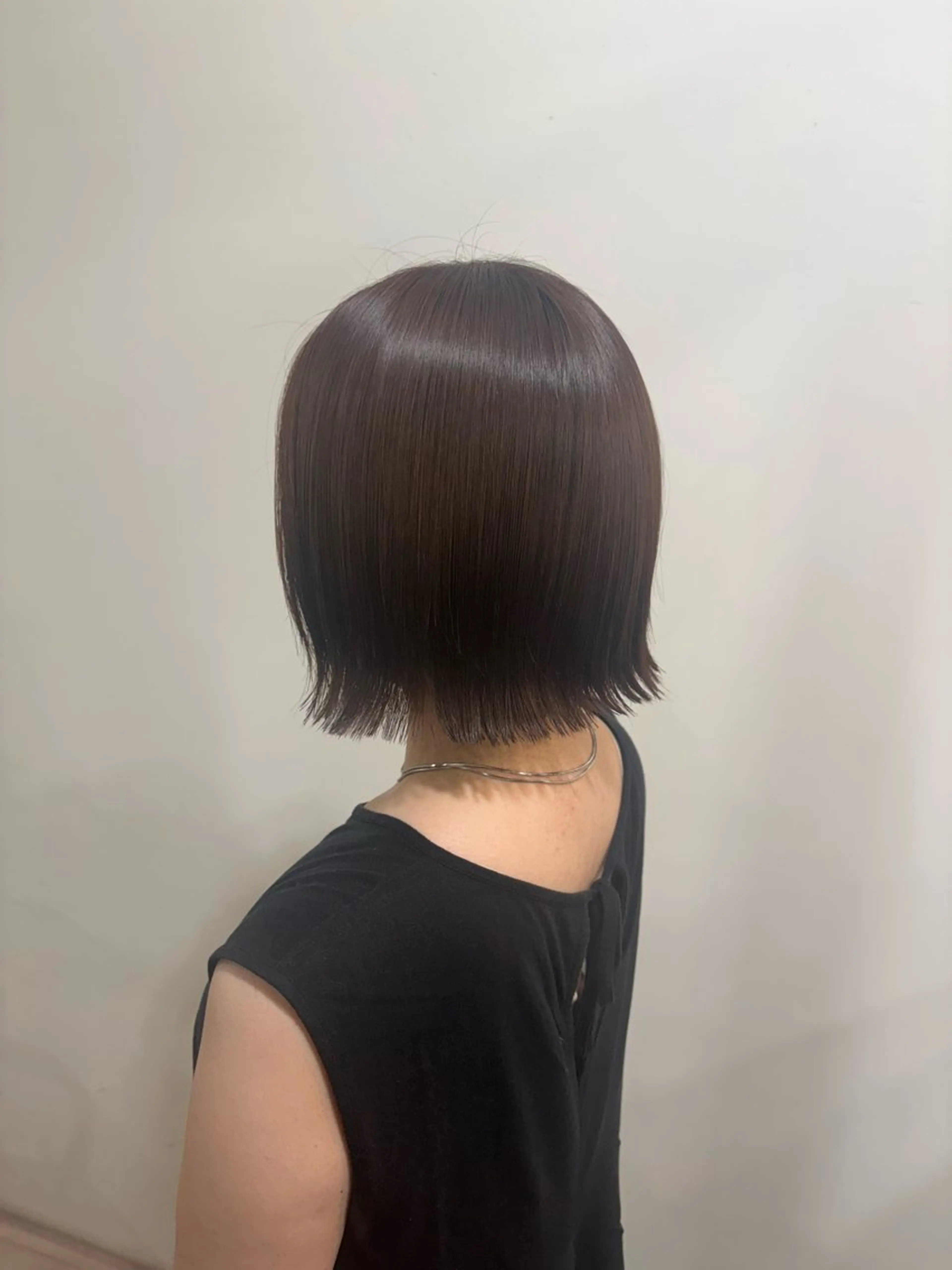 ミディアム 切りっぱなしボブ ボブ カット ミズノ アイ 🪅のヘアスタイル