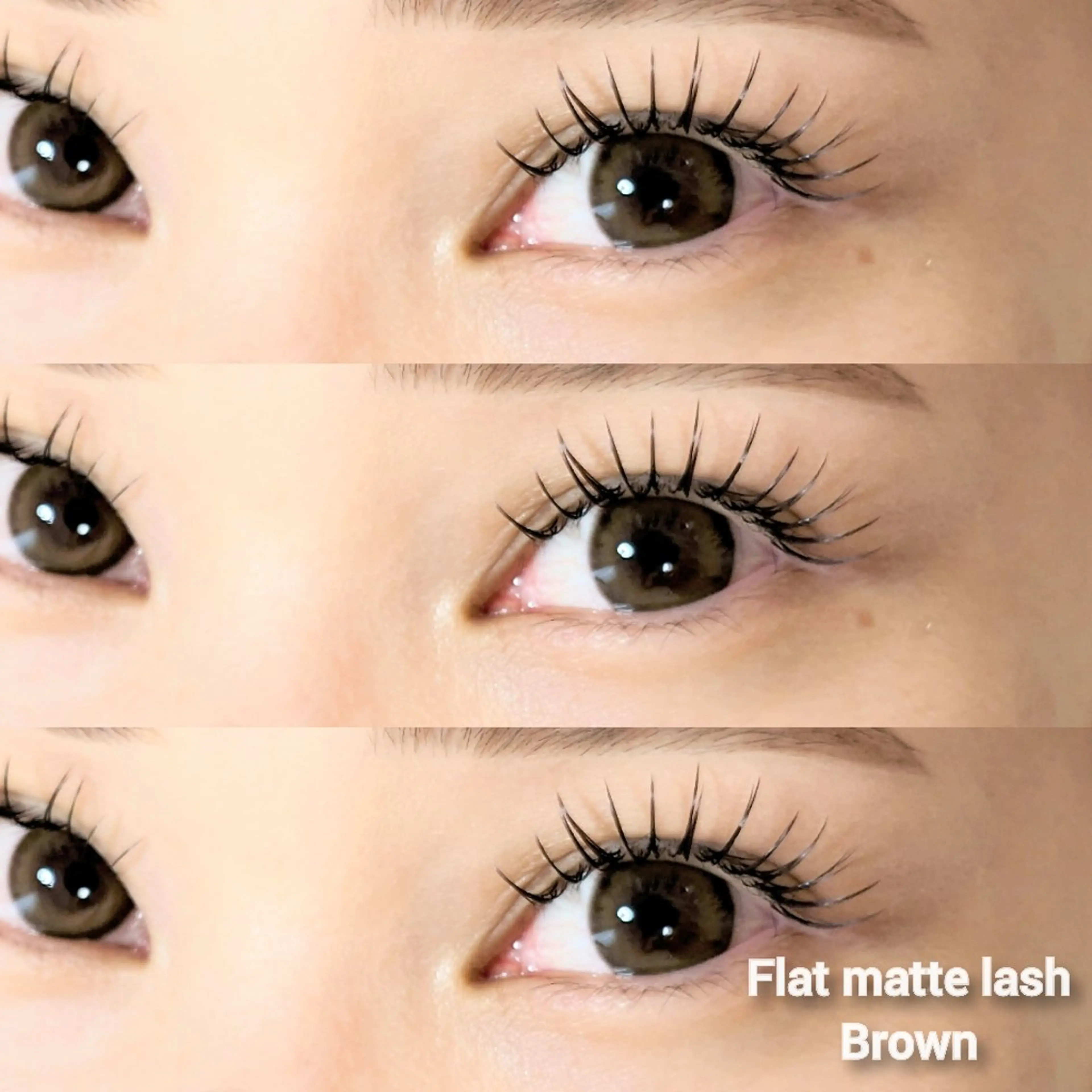 マツエク・マツパ 束感まつ毛 カラーマツエク フラットラッシュ Anela柏店 MEI🍒のマツエク・マツパデザイン