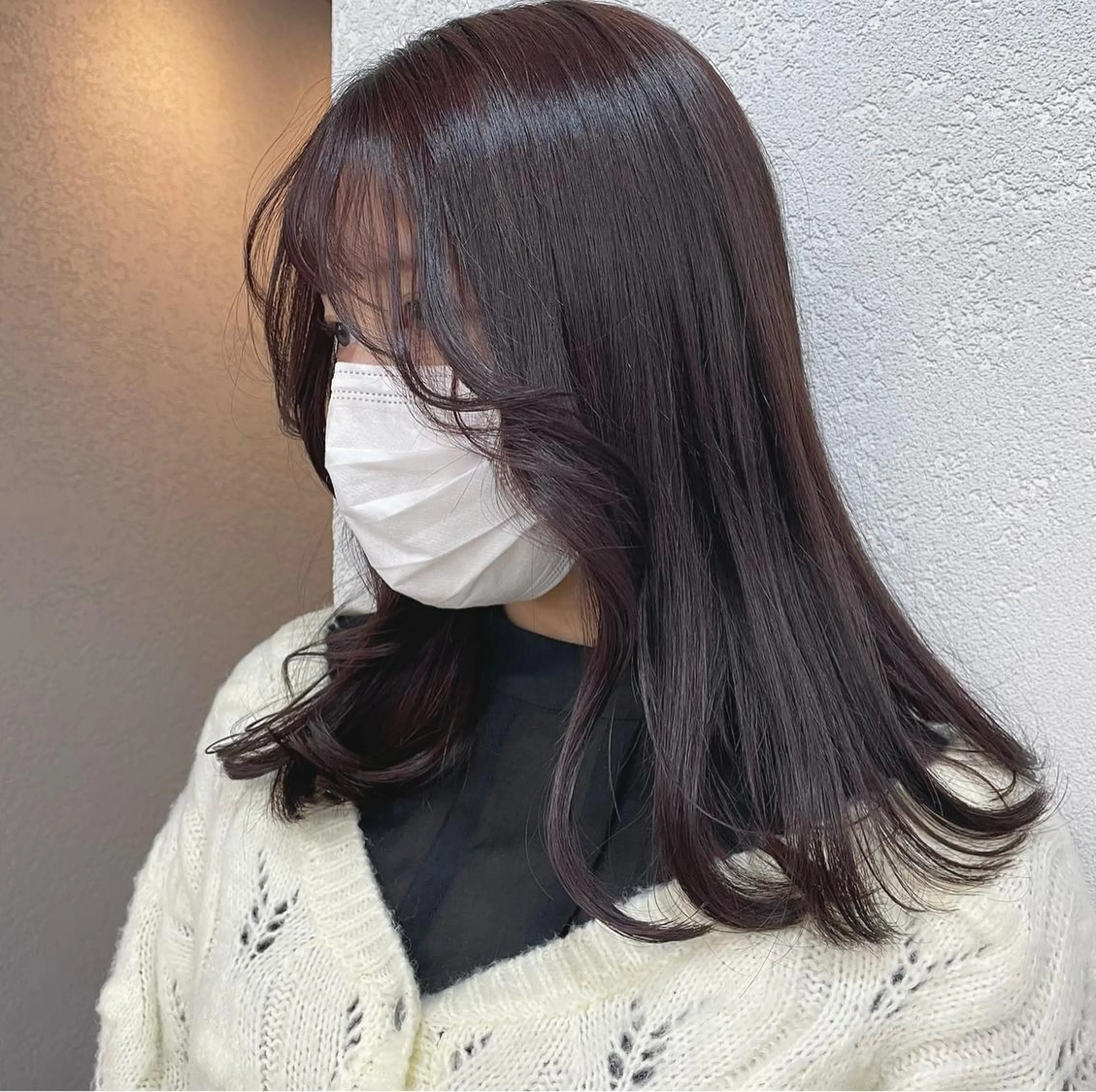 セミロング カラー 💗モテガーリー💗 rumi♡のヘアスタイル