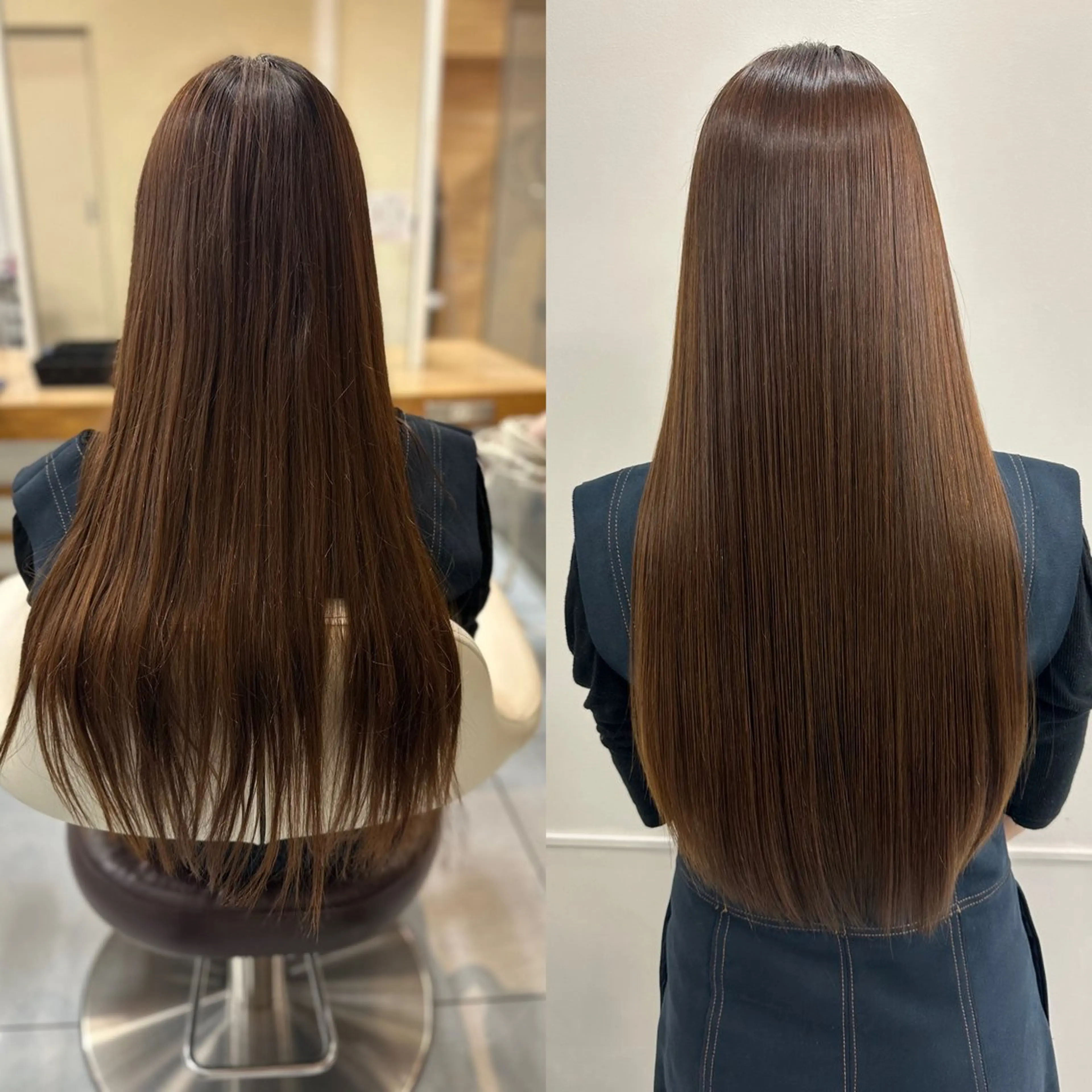 ロング パーマ 髪質改善 縮毛矯正 トリートメント 縮毛矯正 トリートメント 髪質改善/縮毛矯正 /ブリーチ矯正/岡部のヘアスタイル