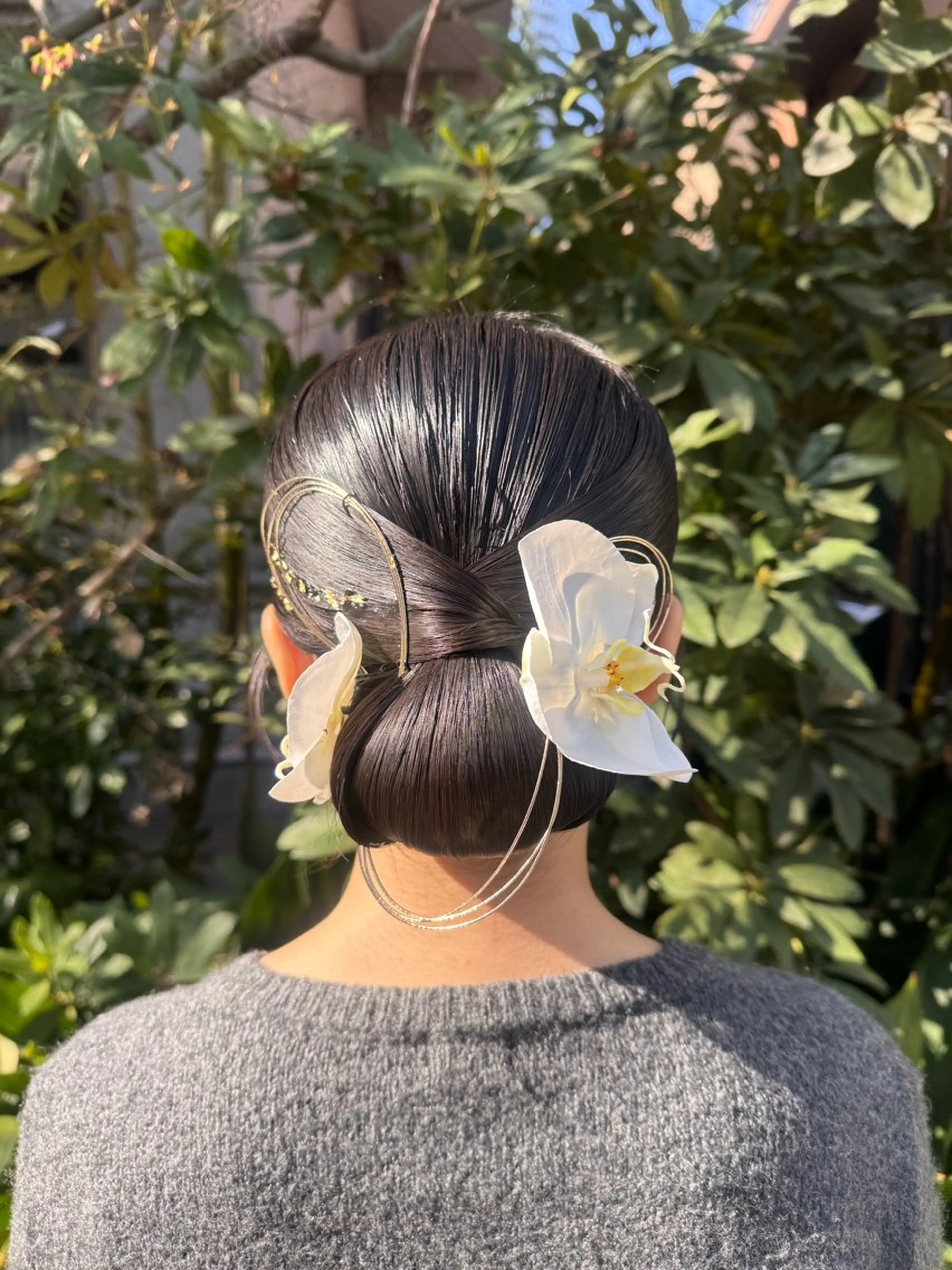 セミロング ヘアアレンジ ヘアセット 🎗️【ヘアセット 美眉】吉川玲🎗️のヘアスタイル