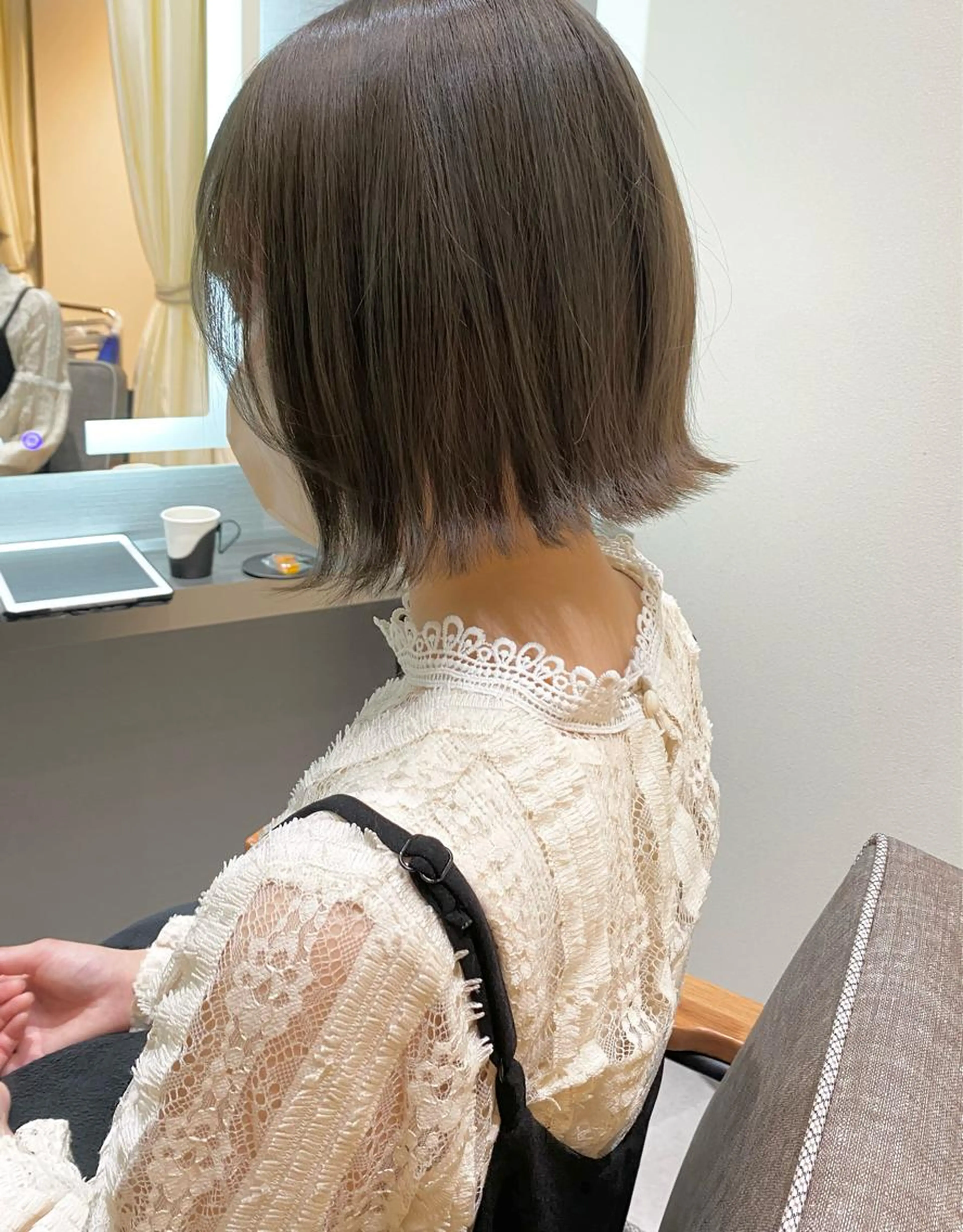 頭皮の角質や汚れをケア💆🏼‍♀ヘッドスパ付🌷カット＋ワンカラー＋超音波KERASTASEトリートメント＋ヘッドスパの写真