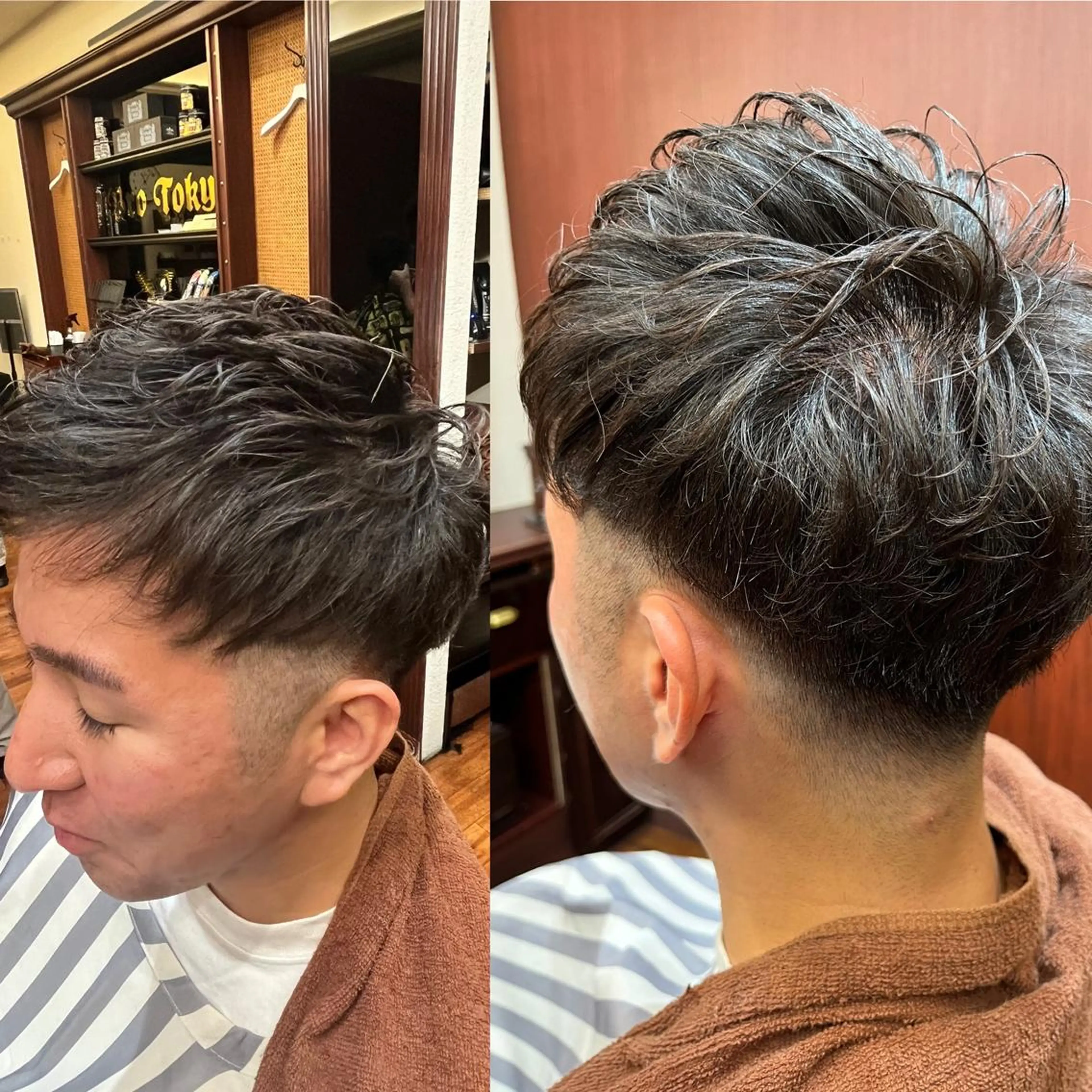 ショート パーマ メンズ メンズパーマ Bro Tokyo 銀座店所属・Bro Tokyo 木村碧のヘアスタイル