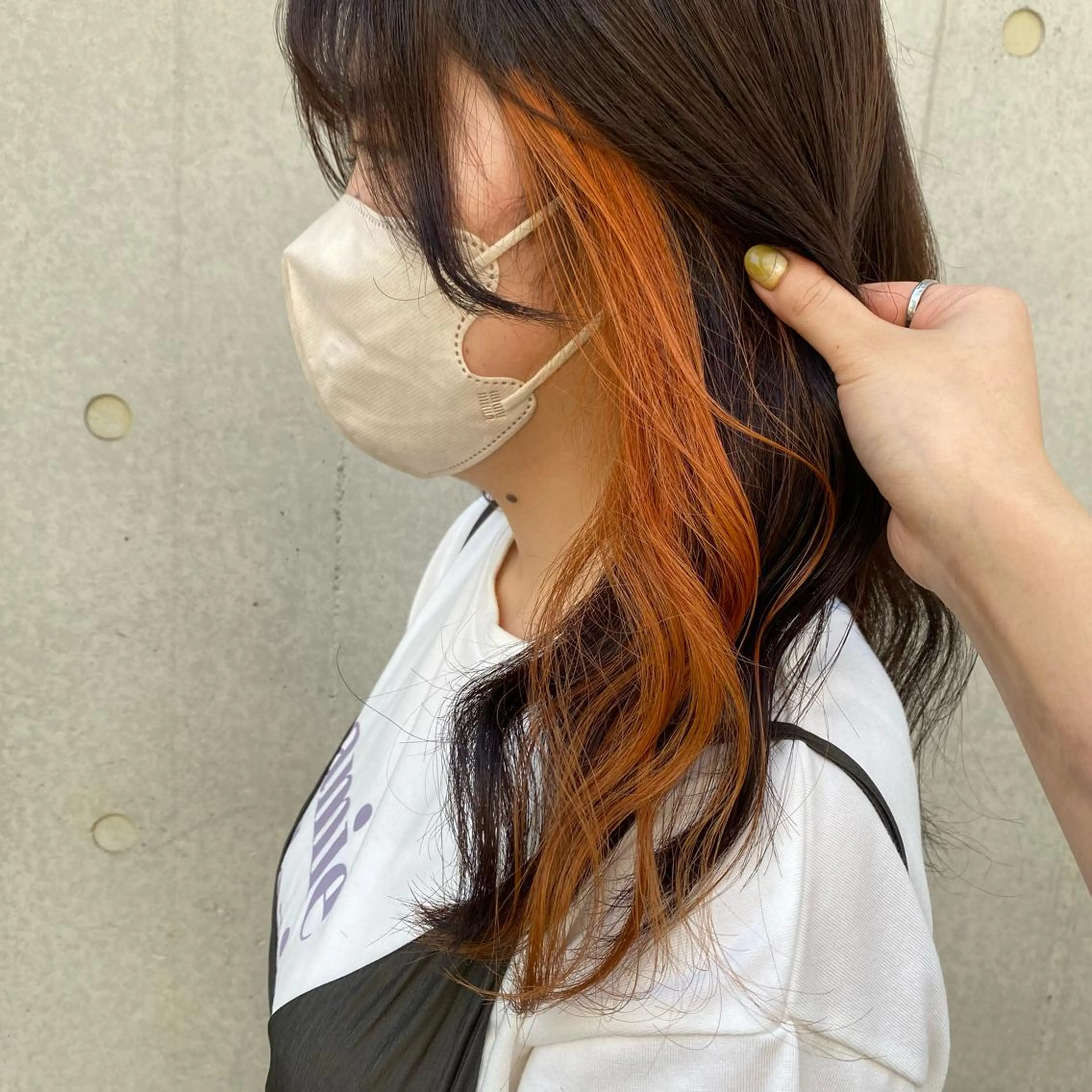 ミディアム カラー 🪭risa 暖色/レイヤー🪭のヘアスタイル