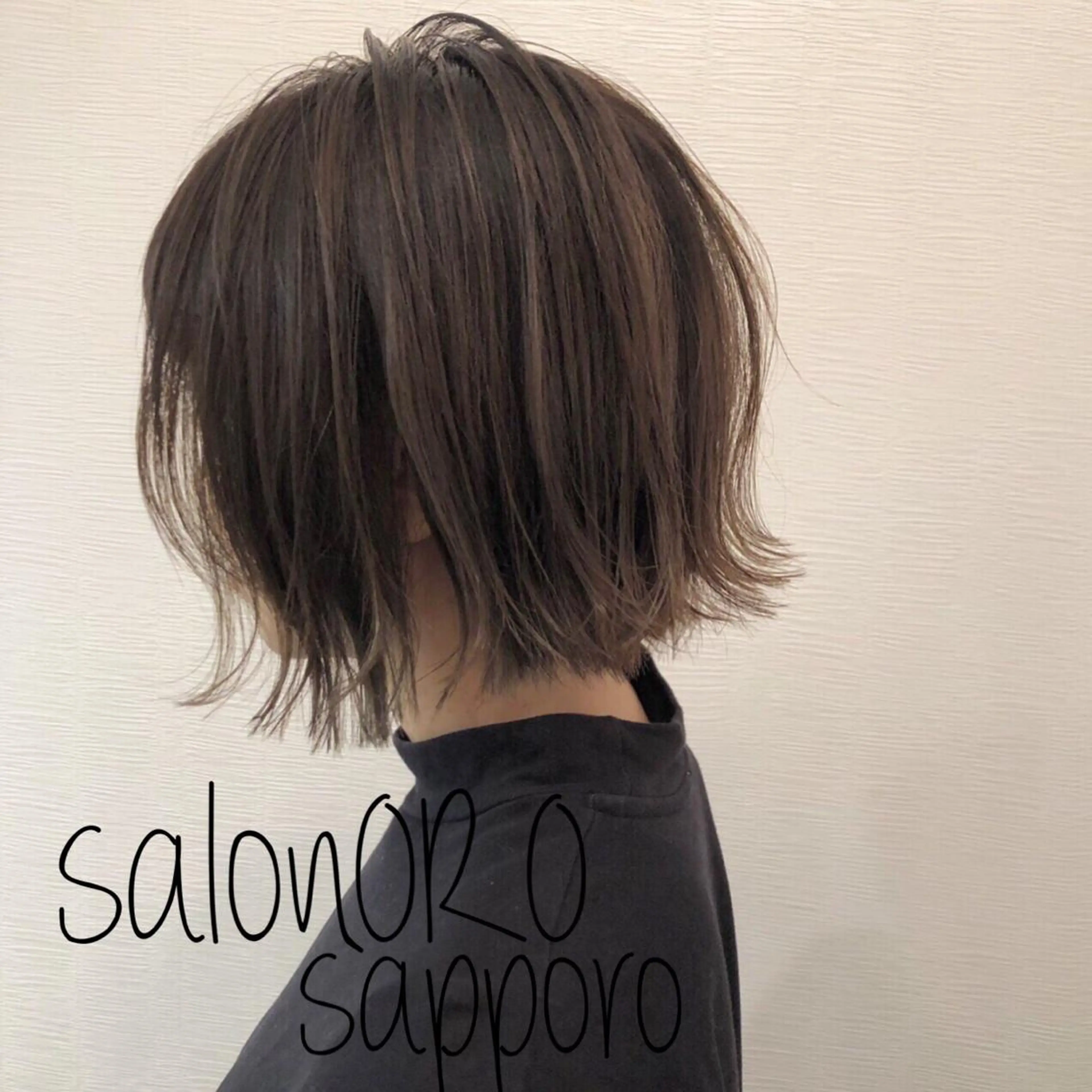 ミディアム カラー カット ヘアカラー トリートメント toiro by lien hair atelier所属・池田 真由美のヘアスタイル