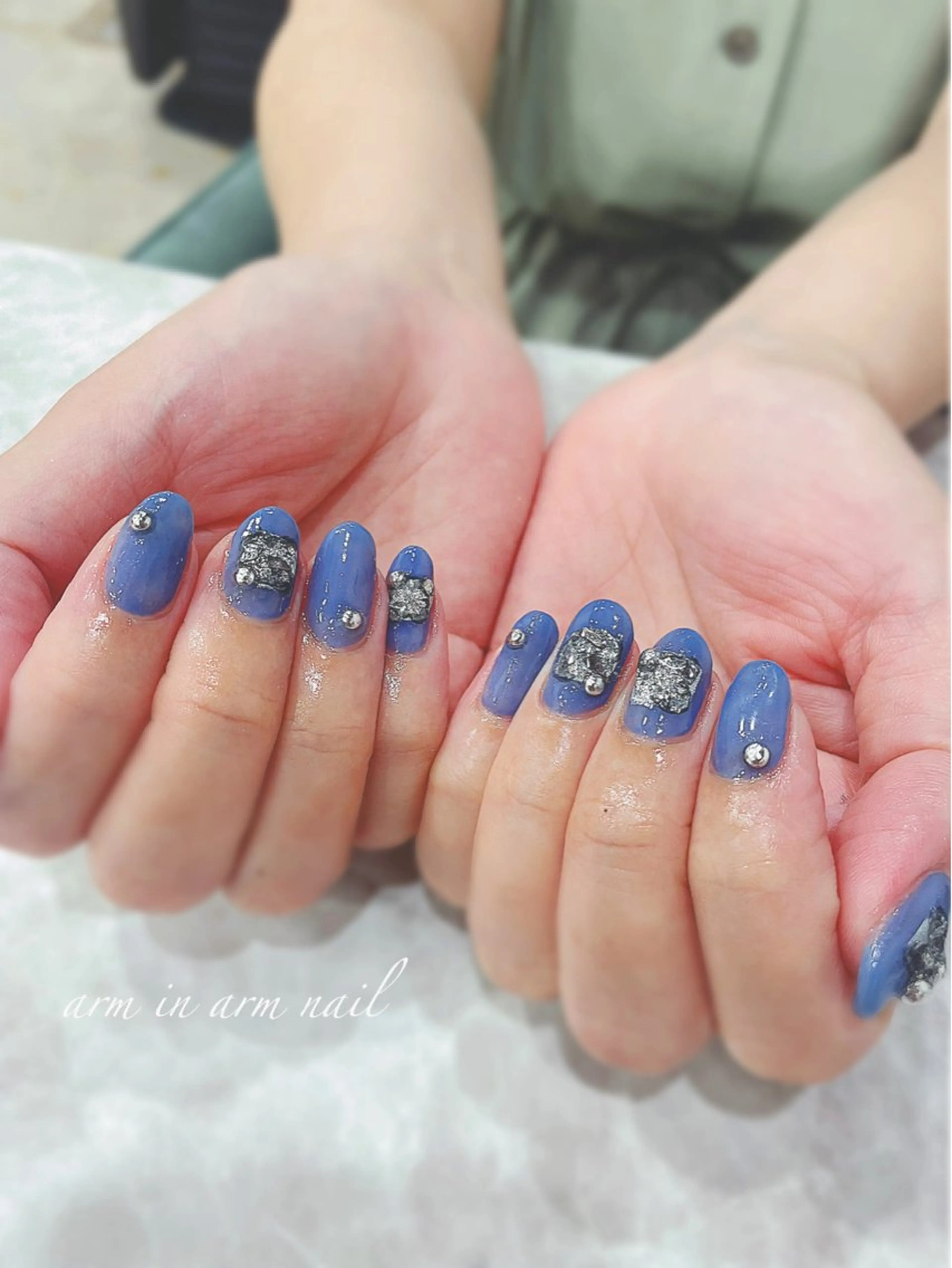 ネイル arm in arm ︎✿Yamamotoのマツエク・マツパデザイン